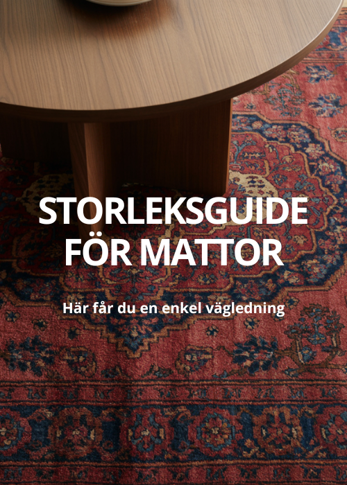 Så väljer du rätt storlek på din handknutna matta