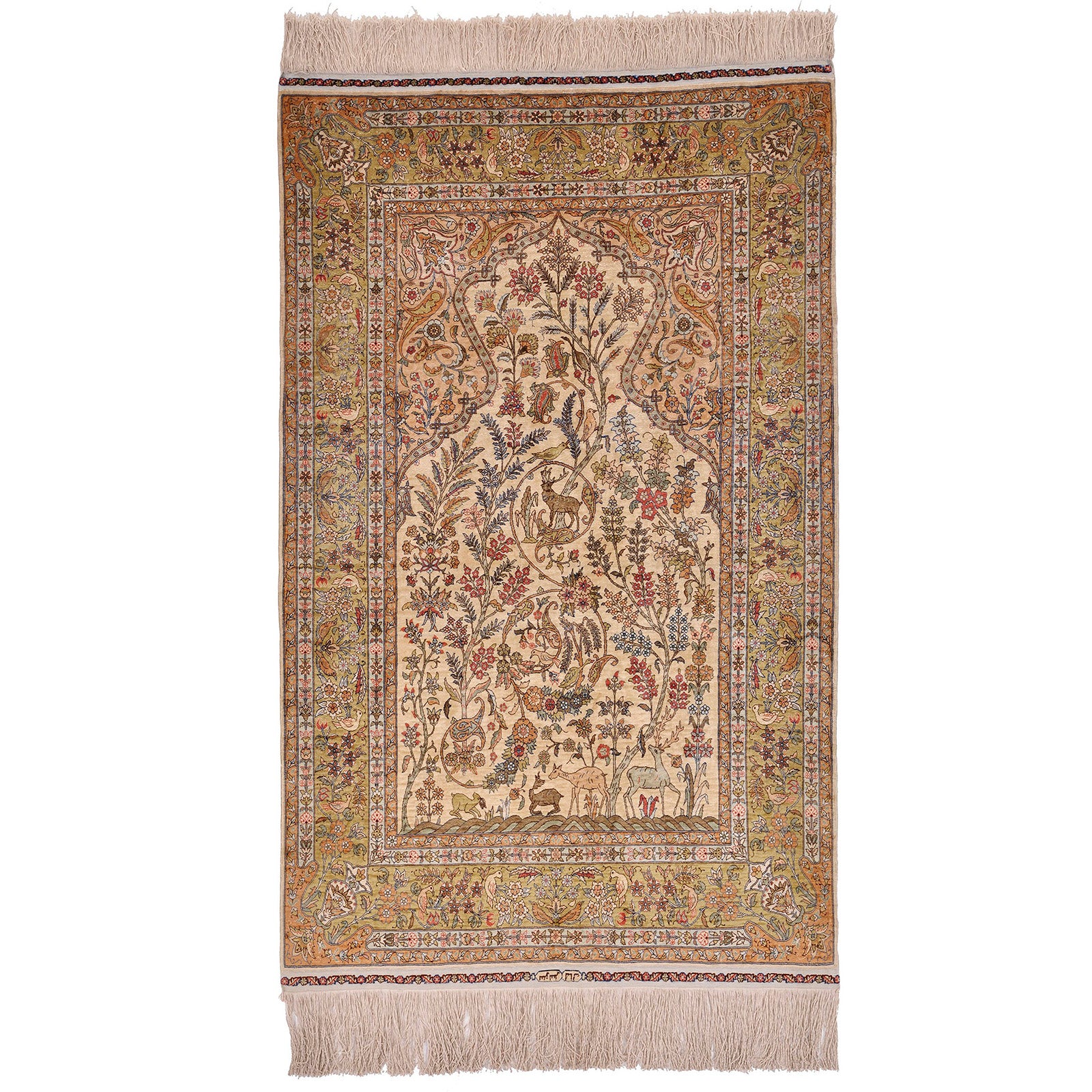 Hereke silk (Semi Antique) 160x101 cm