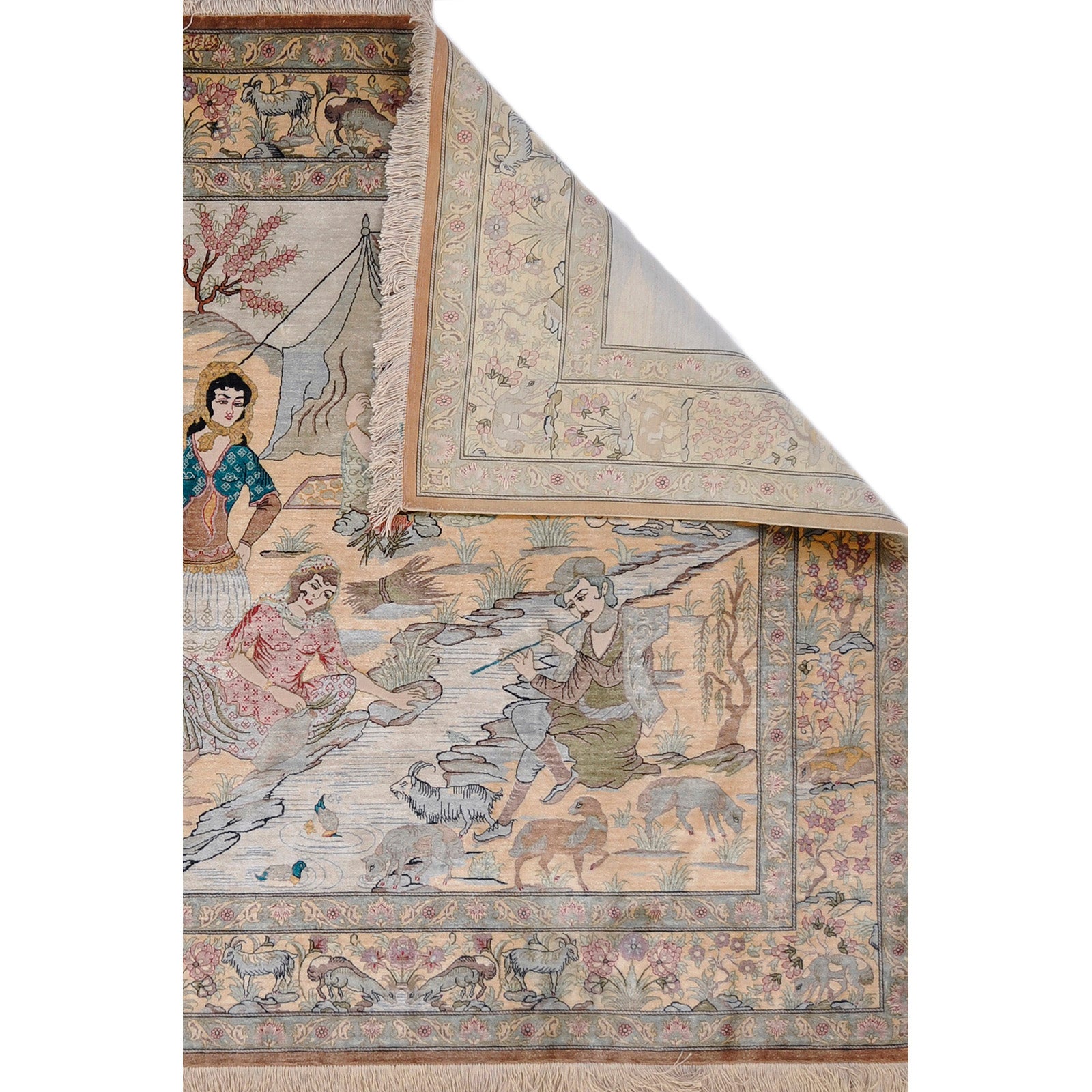 Ghom silk 200x140 cm