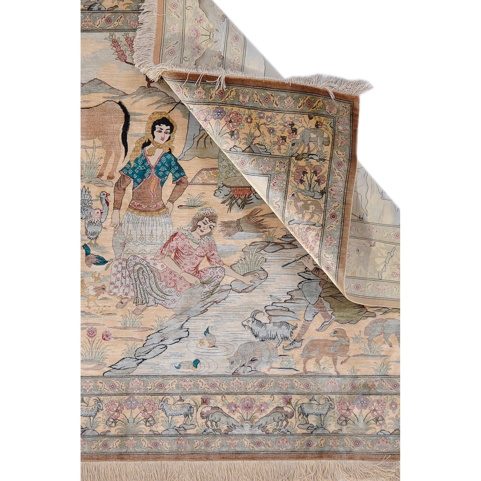 Ghom silk 200x140 cm
