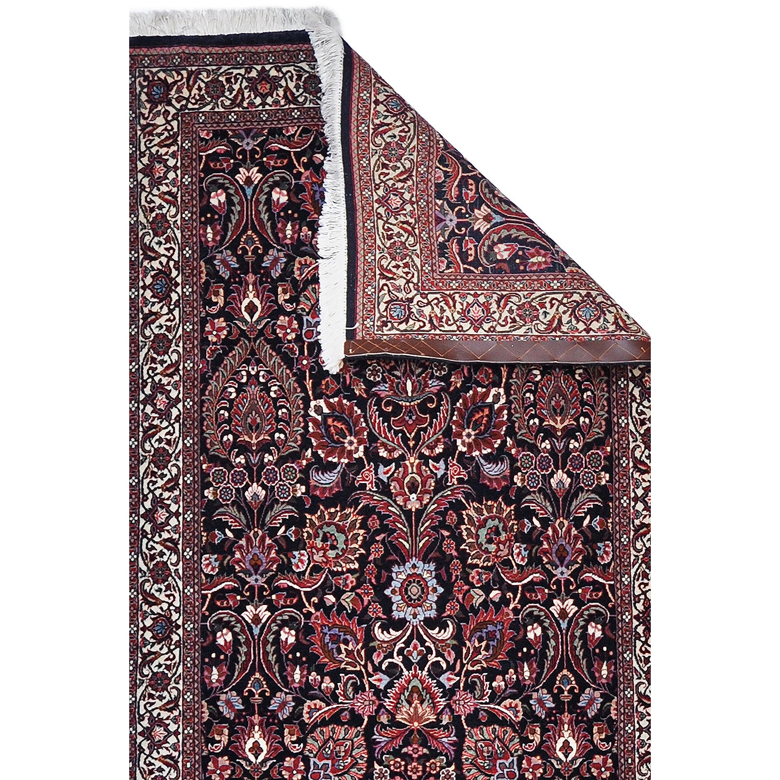 Bidjar silke inslag 192x105 cm