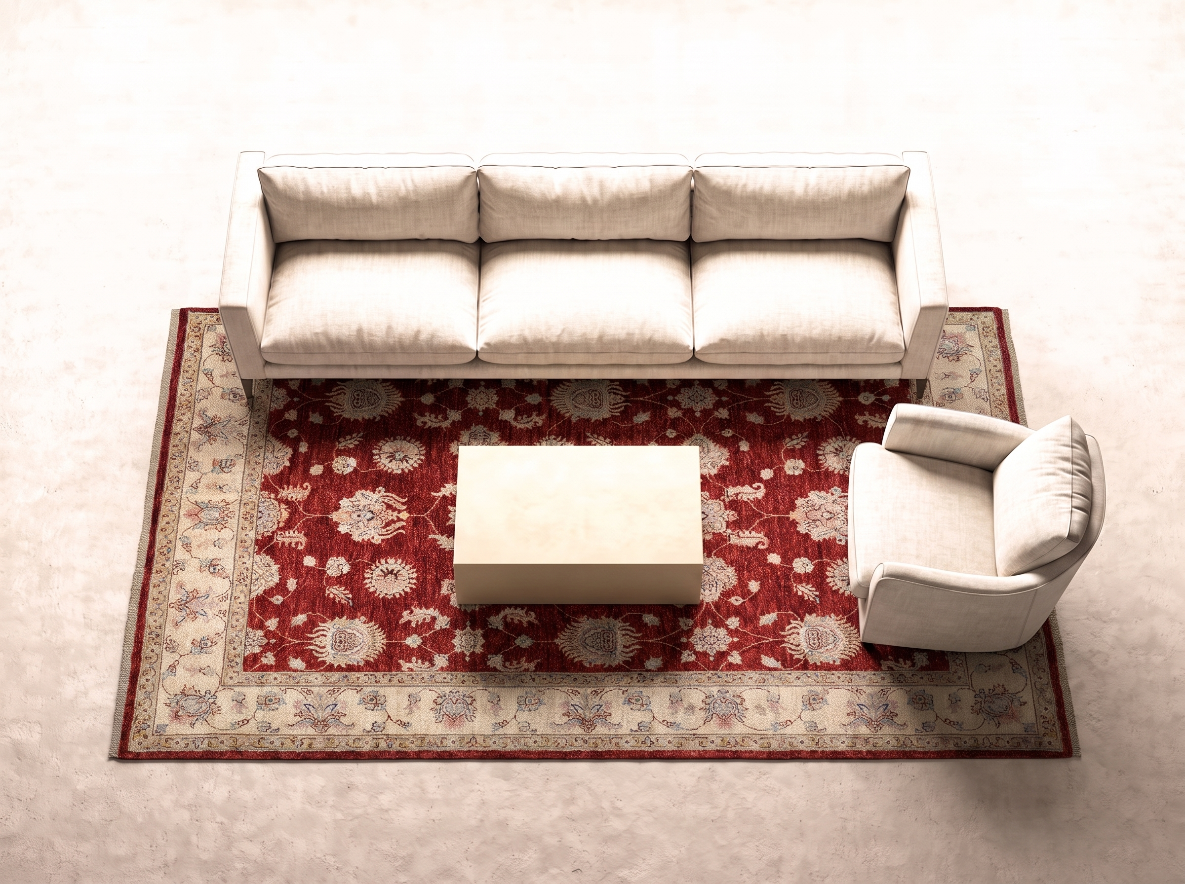 Ziglar 246x173 cm i vardagsrum