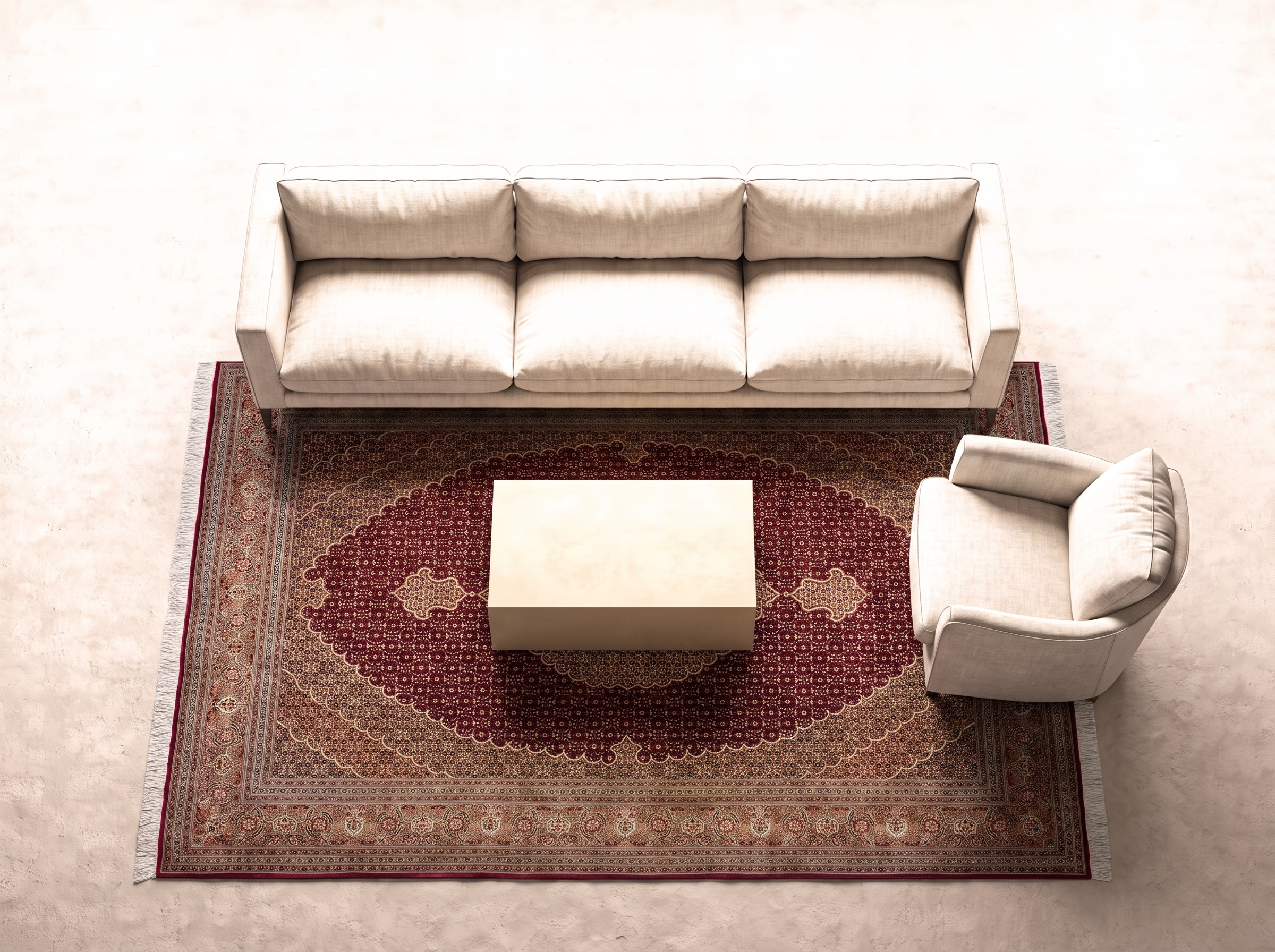 Täbriz 302x199 cm 50 Raj i vardagsrum