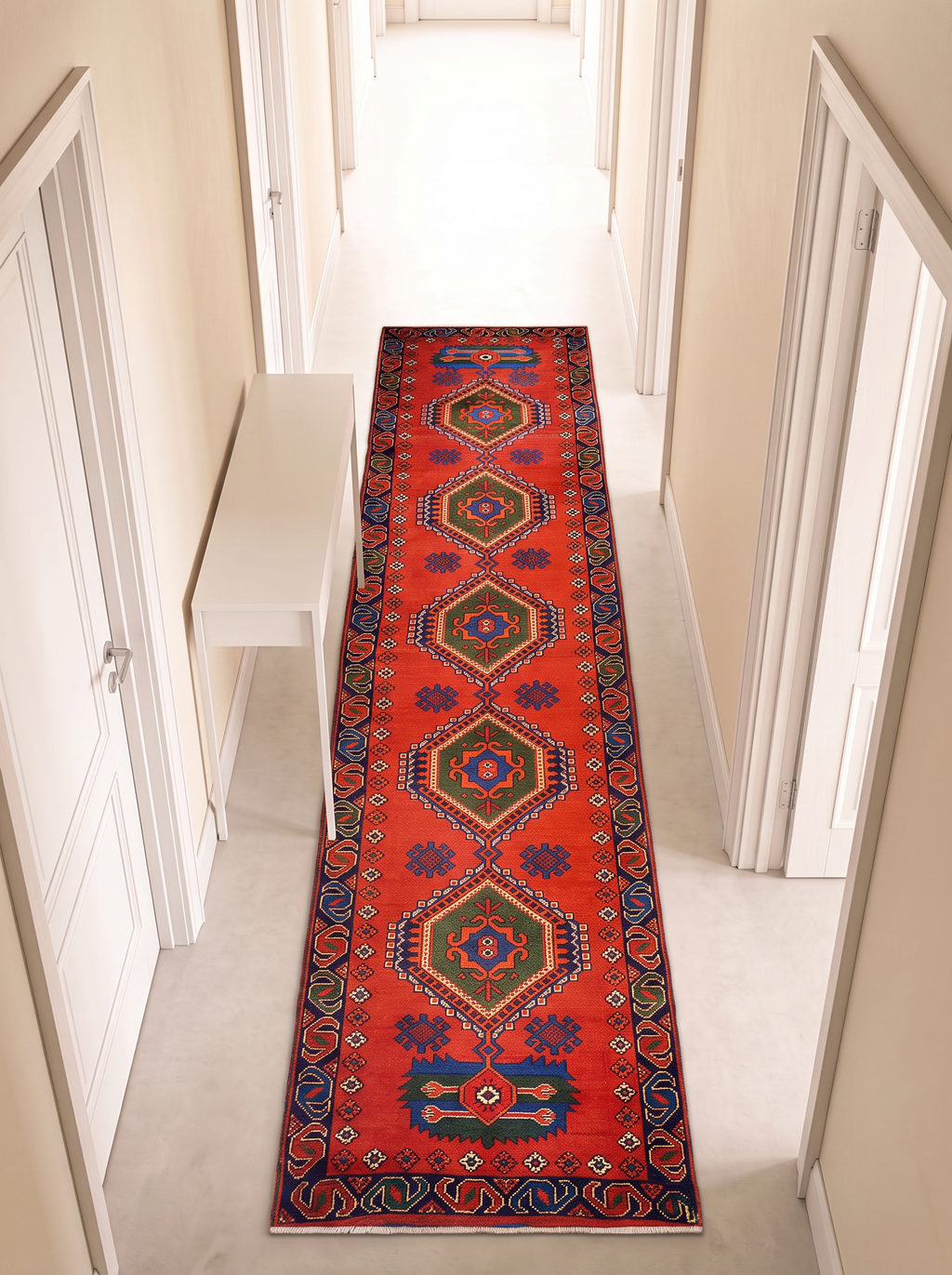 Afghan Mori 355x87 cm i hallen