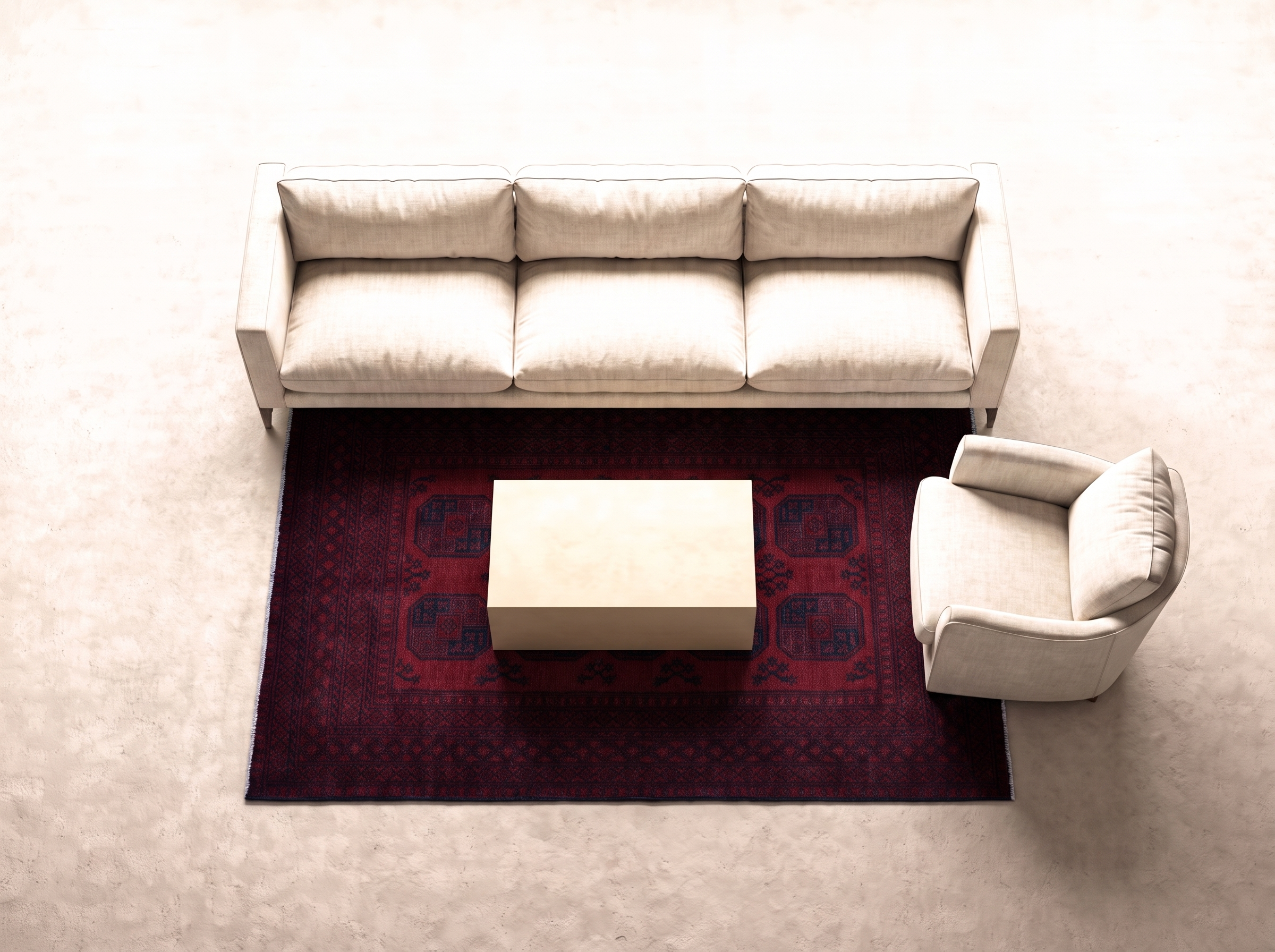 Agcha 237x154 cm i vardagsrum