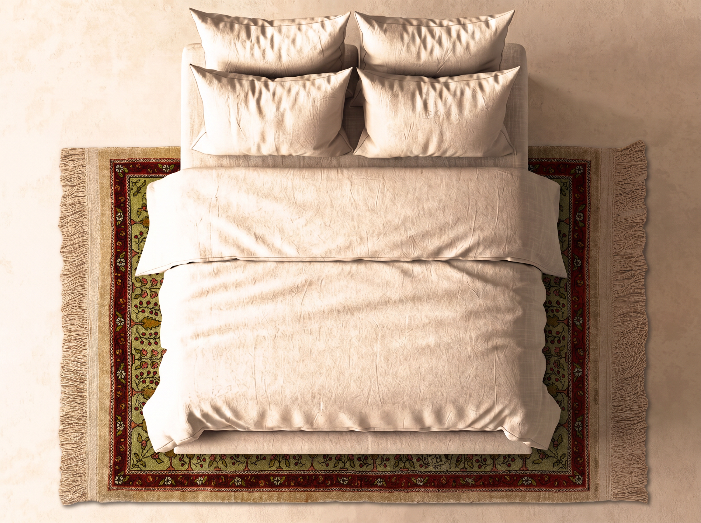 Hereke silke (Semiantik) 62x44 cm i sovrum