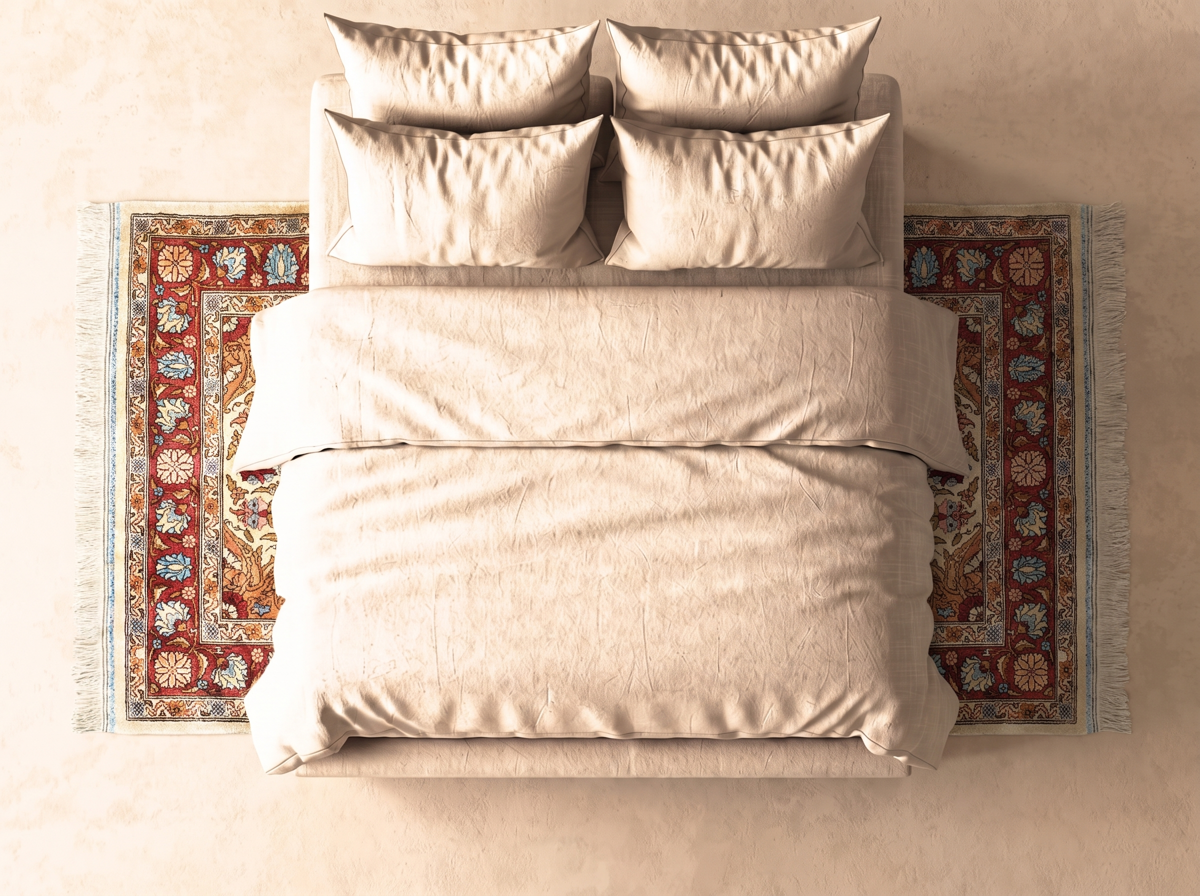 Hereke silke (Semi Antik) 71x50 cm i sovrum