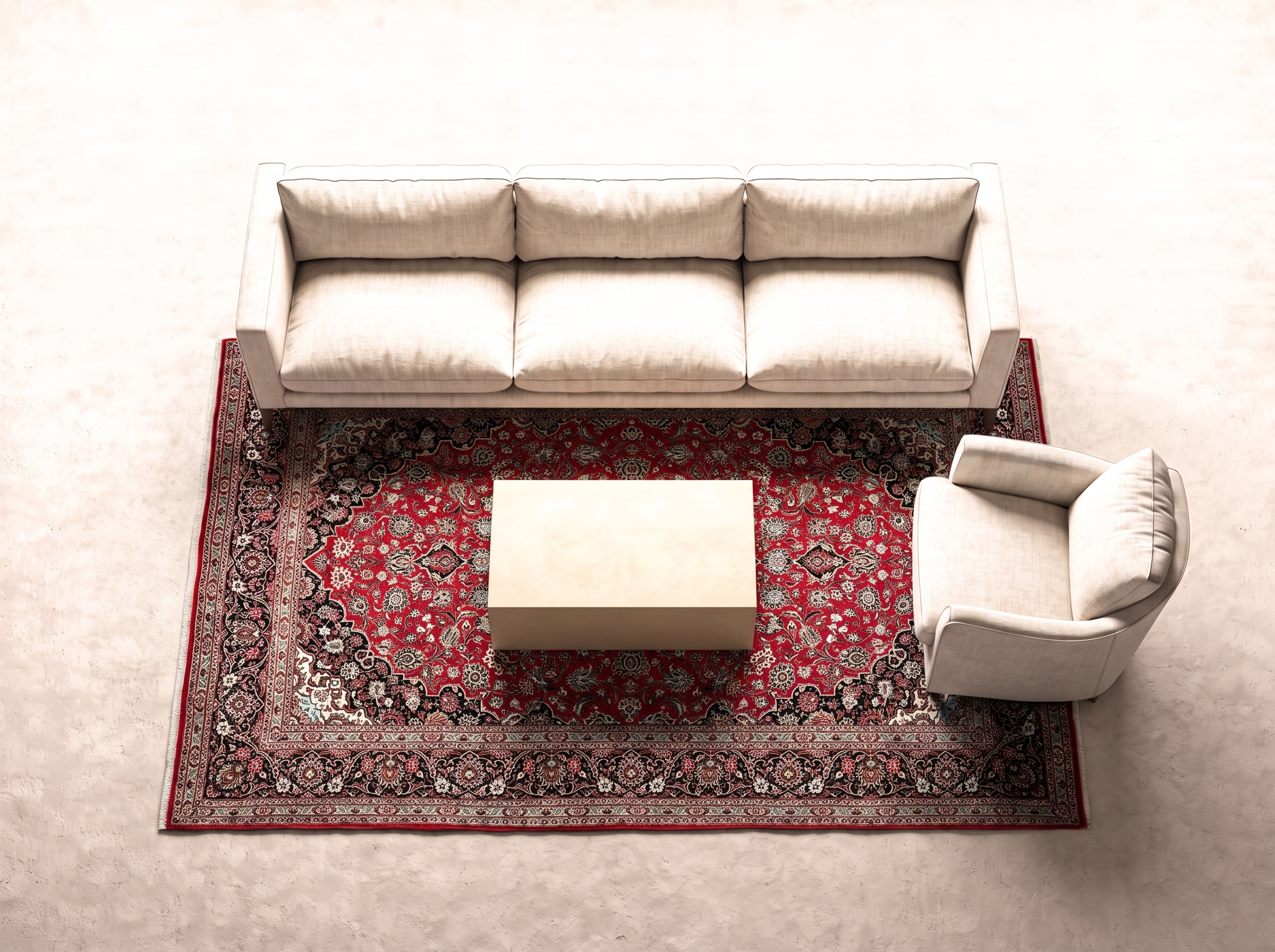 Kashan 314x204 cm i vardagsrum