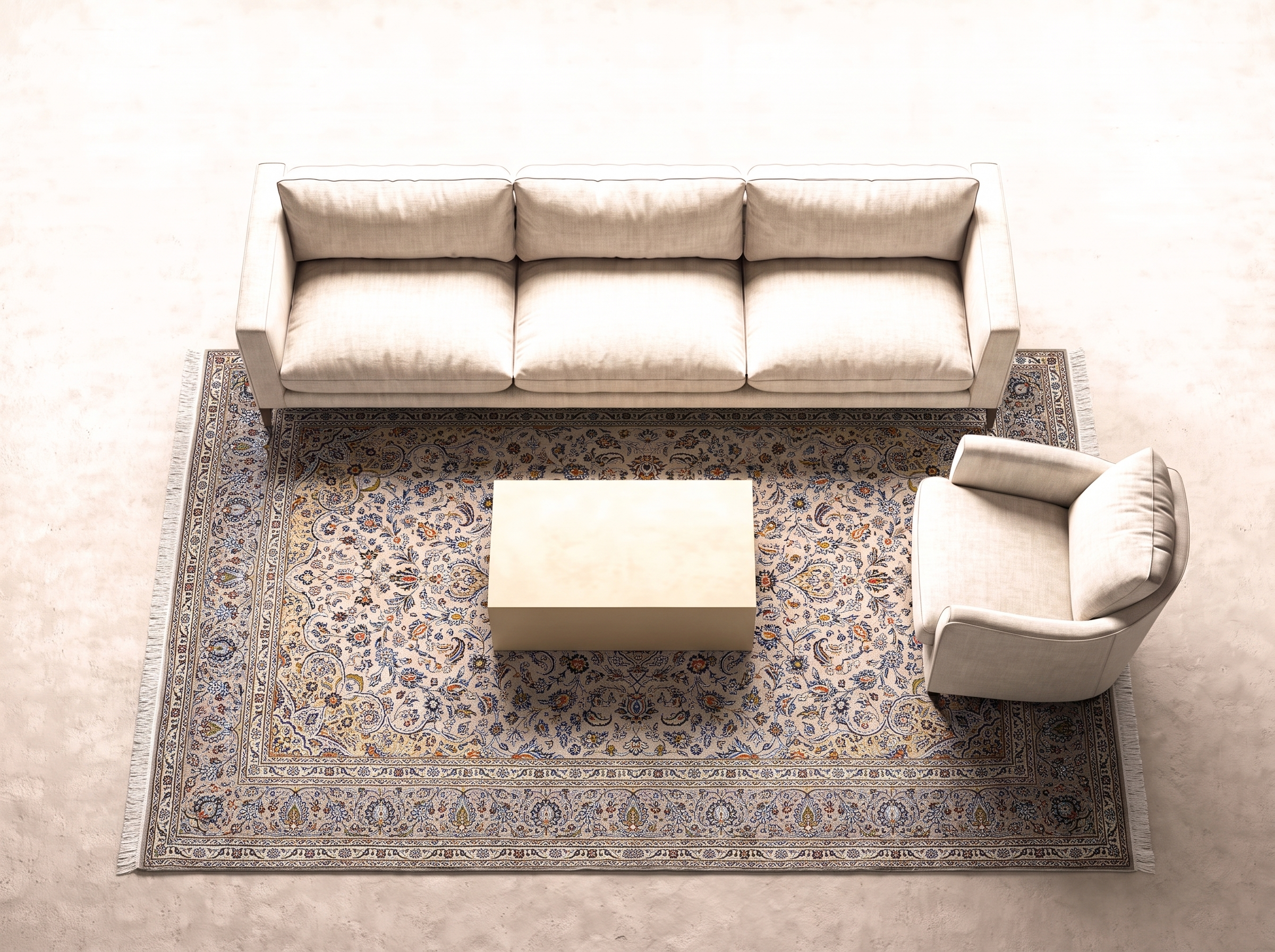 Kashan 367x256 cm i vardagsrum