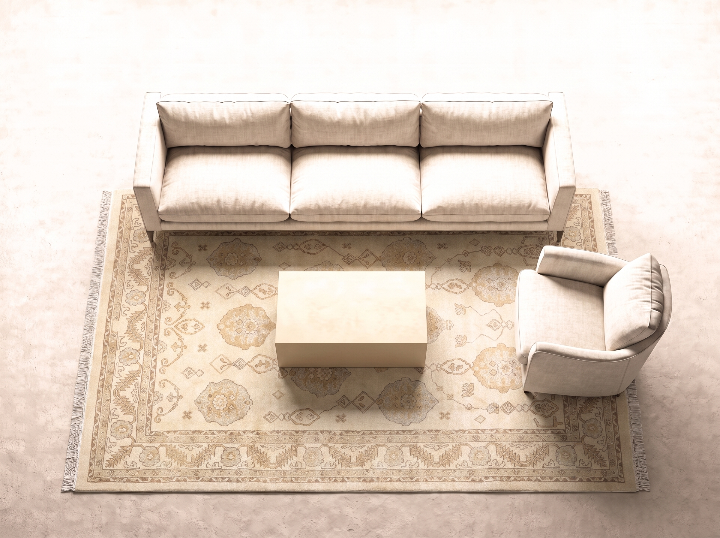 Bidjar 300x202 cm i vardagsrum