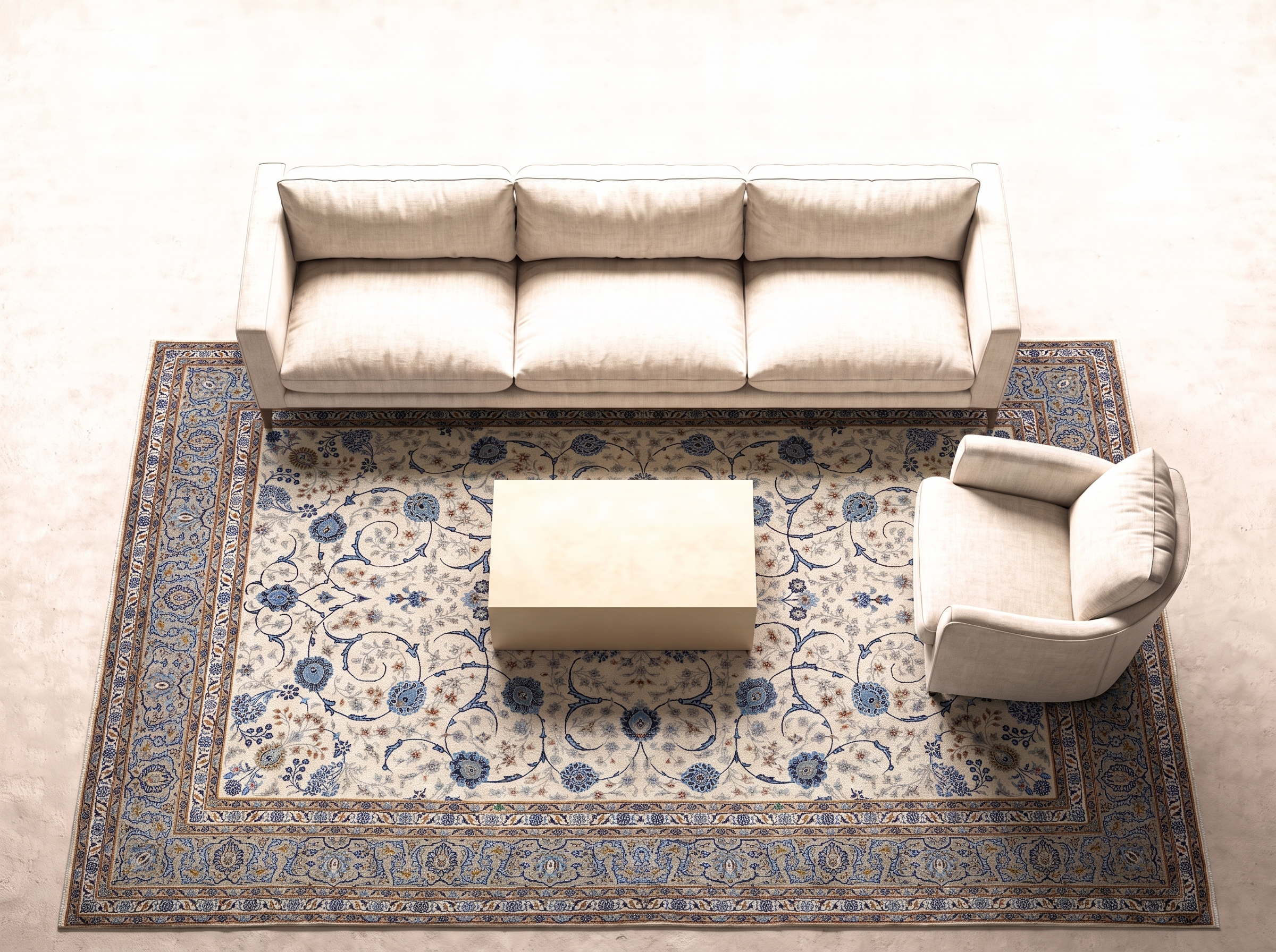 Kashan 398x295 cm i vardagsrum