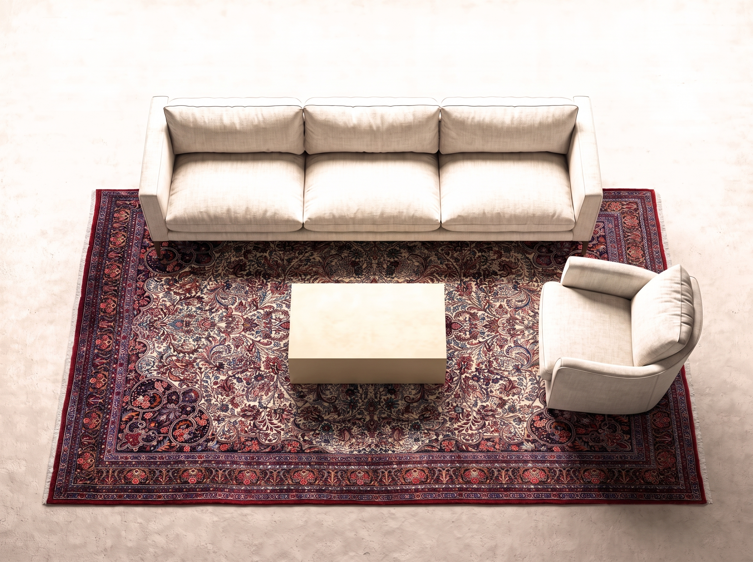 Bidjar 414x310 cm i vardagsrum