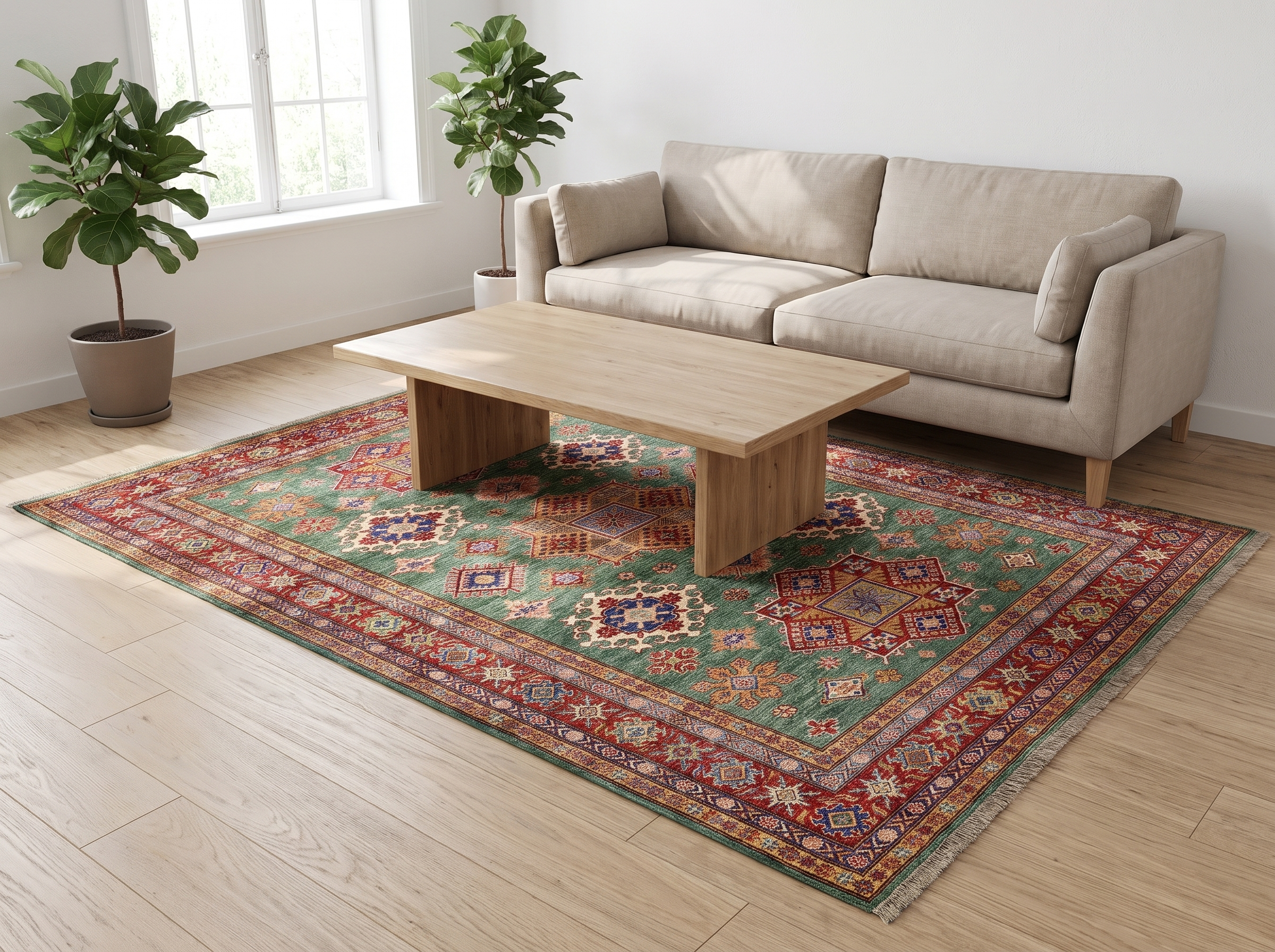 Miljöbild: Kazak 250x180 cm