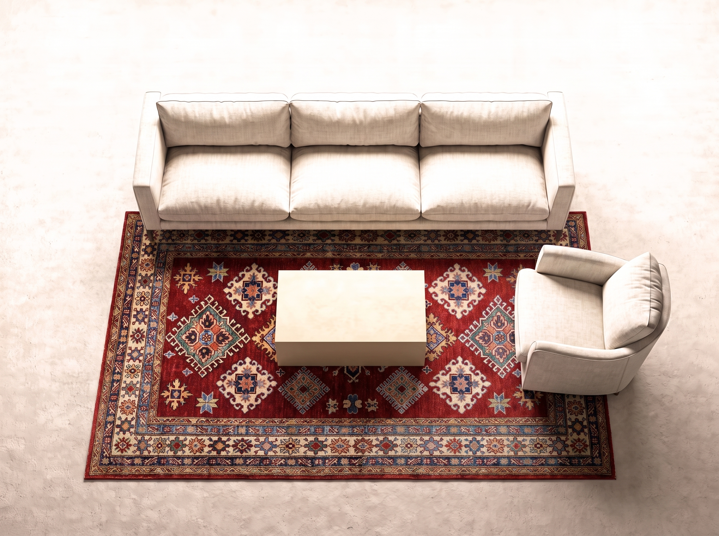 Kazak 177x128 cm i vardagsrum