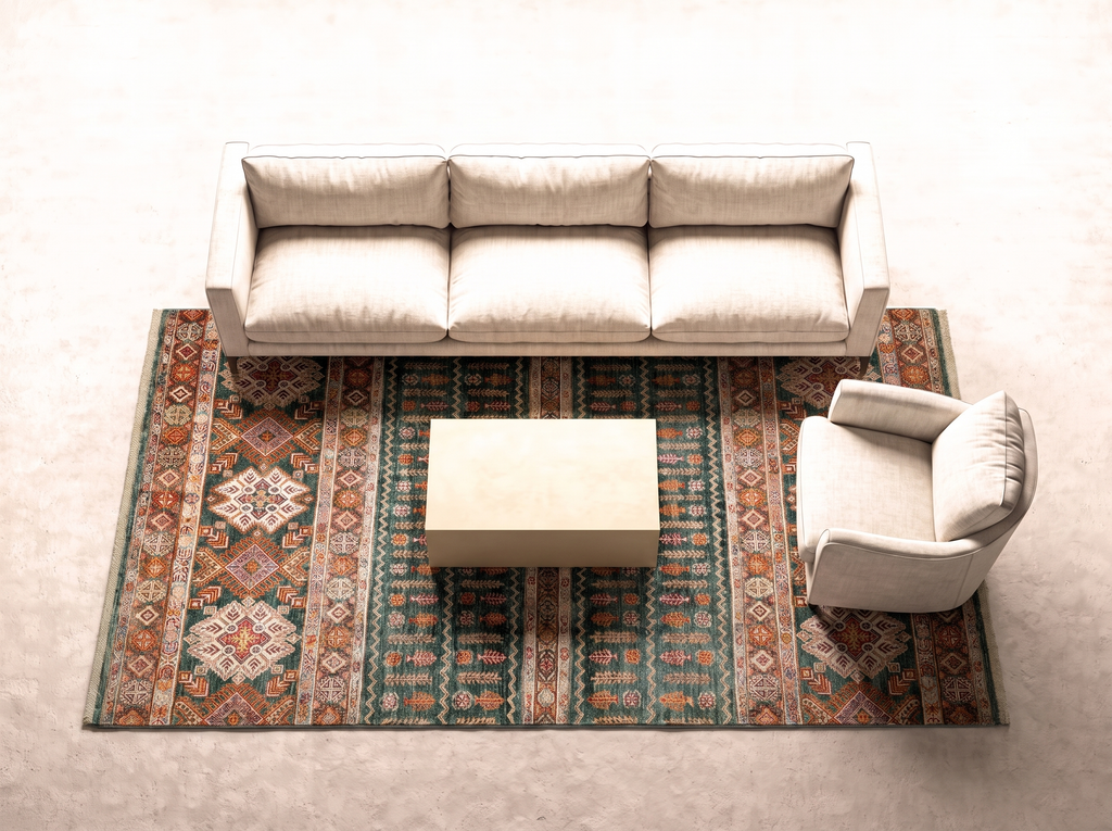 Kandahar 234x177 cm i vardagsrum