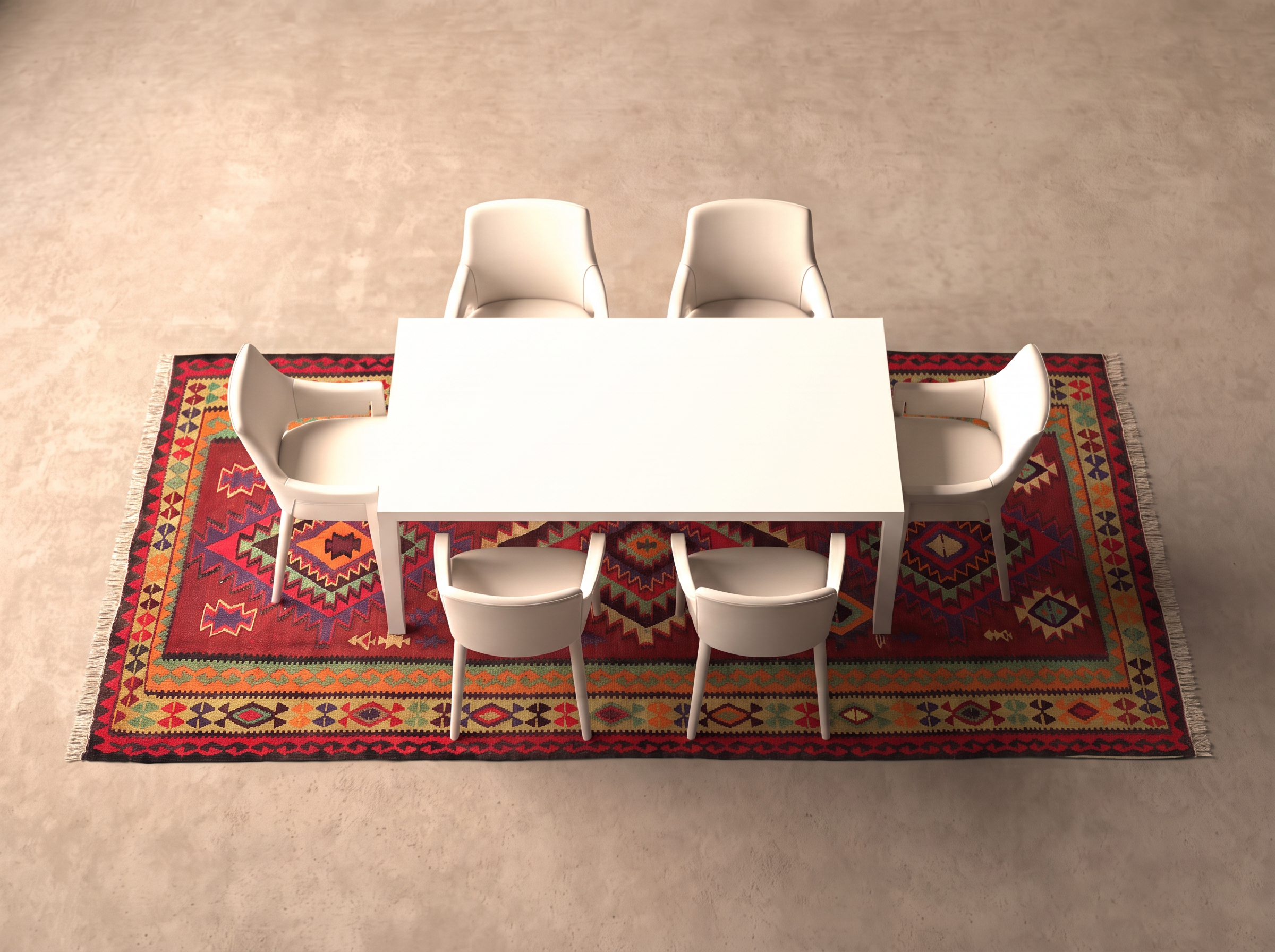 Kelim (old) 340x147 cm i matplatsen
