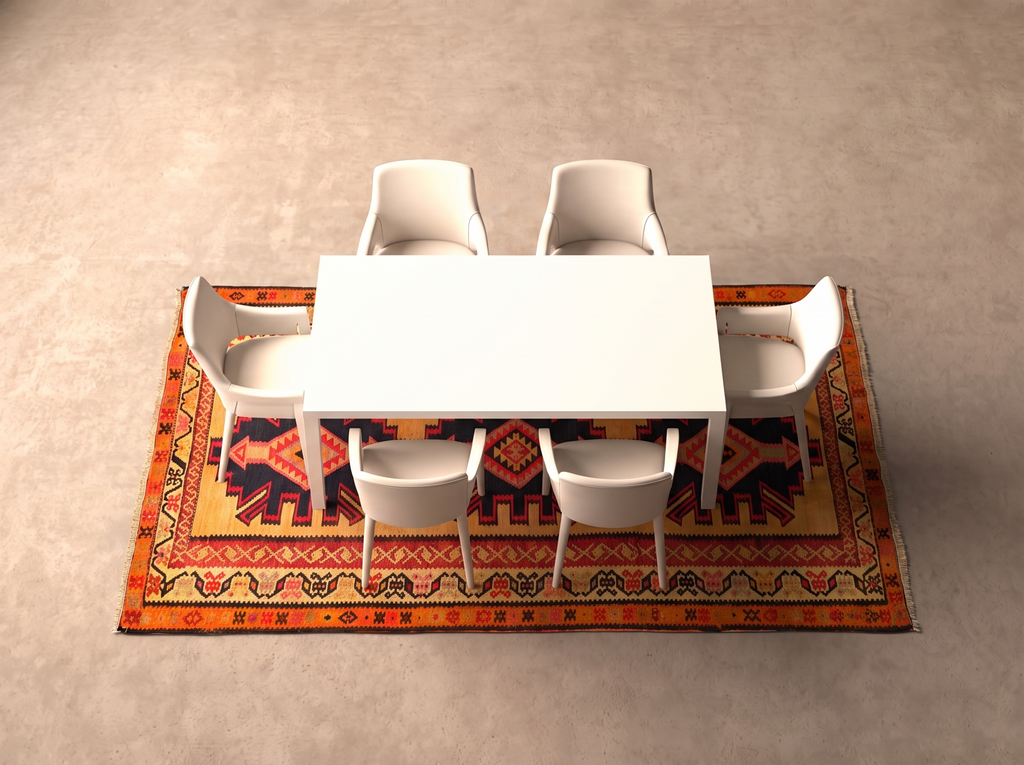 Kelim (old) 300x146 cm i matplatsen