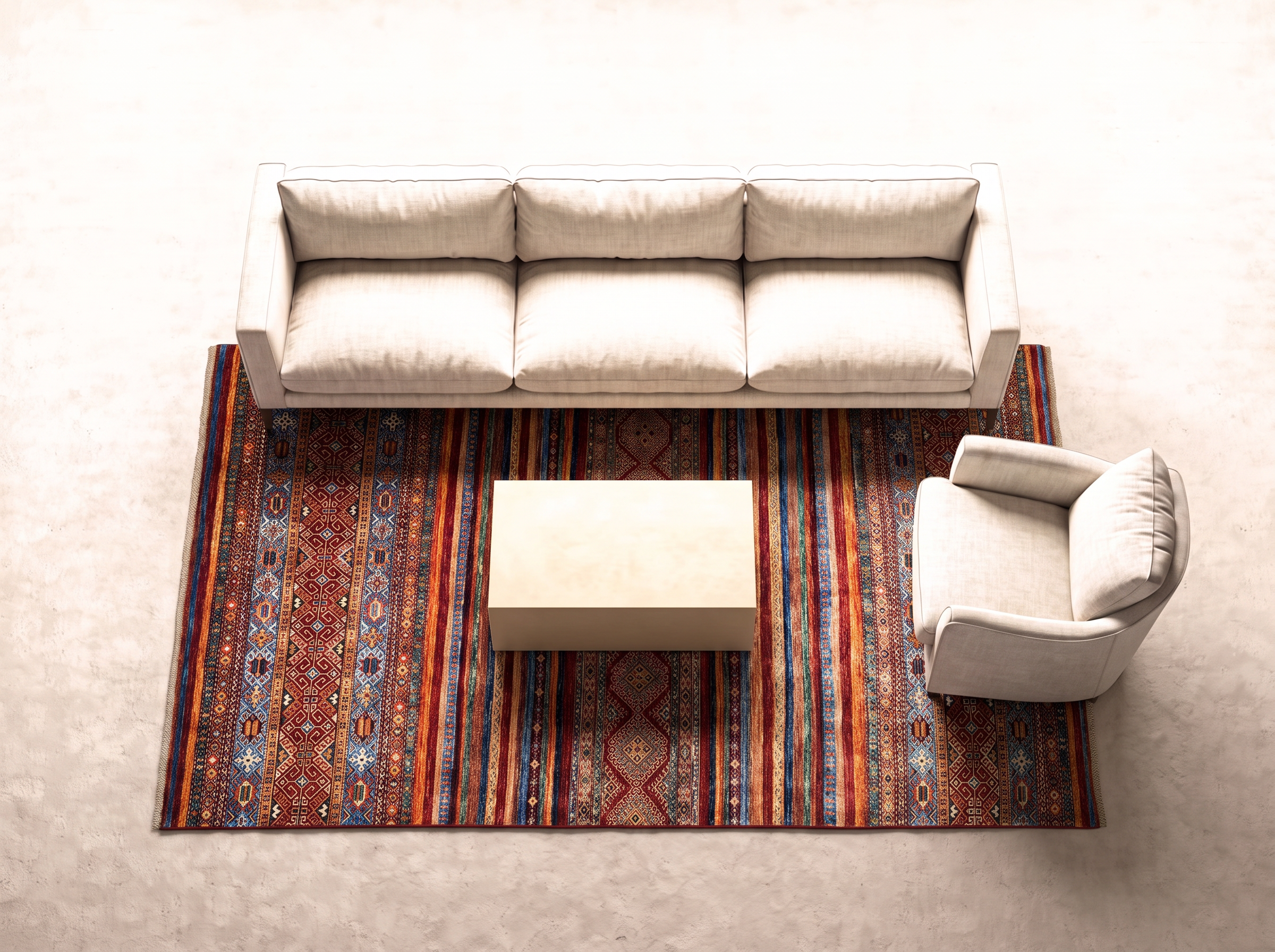 Kandahar 300x208 cm i vardagsrum