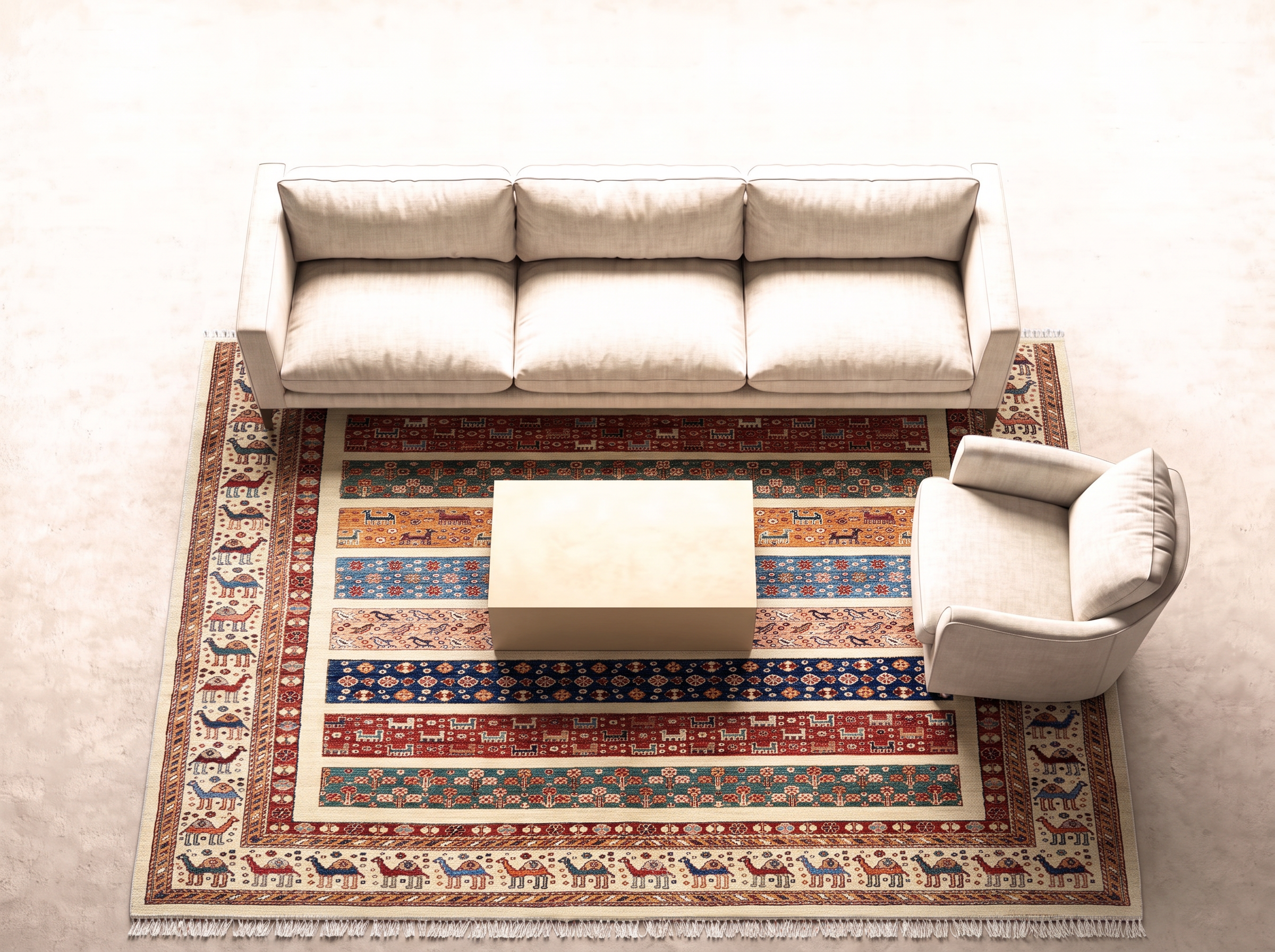 Kandahar 295x205 cm i vardagsrum