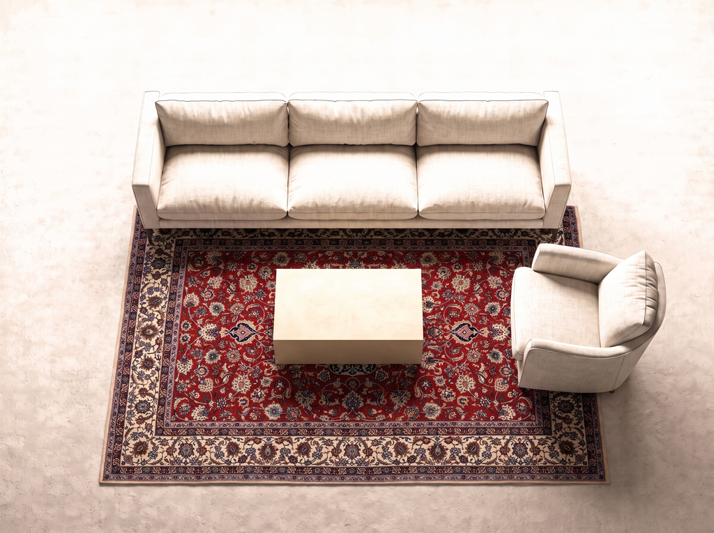 Esfahan 253x160 cm i vardagsrum
