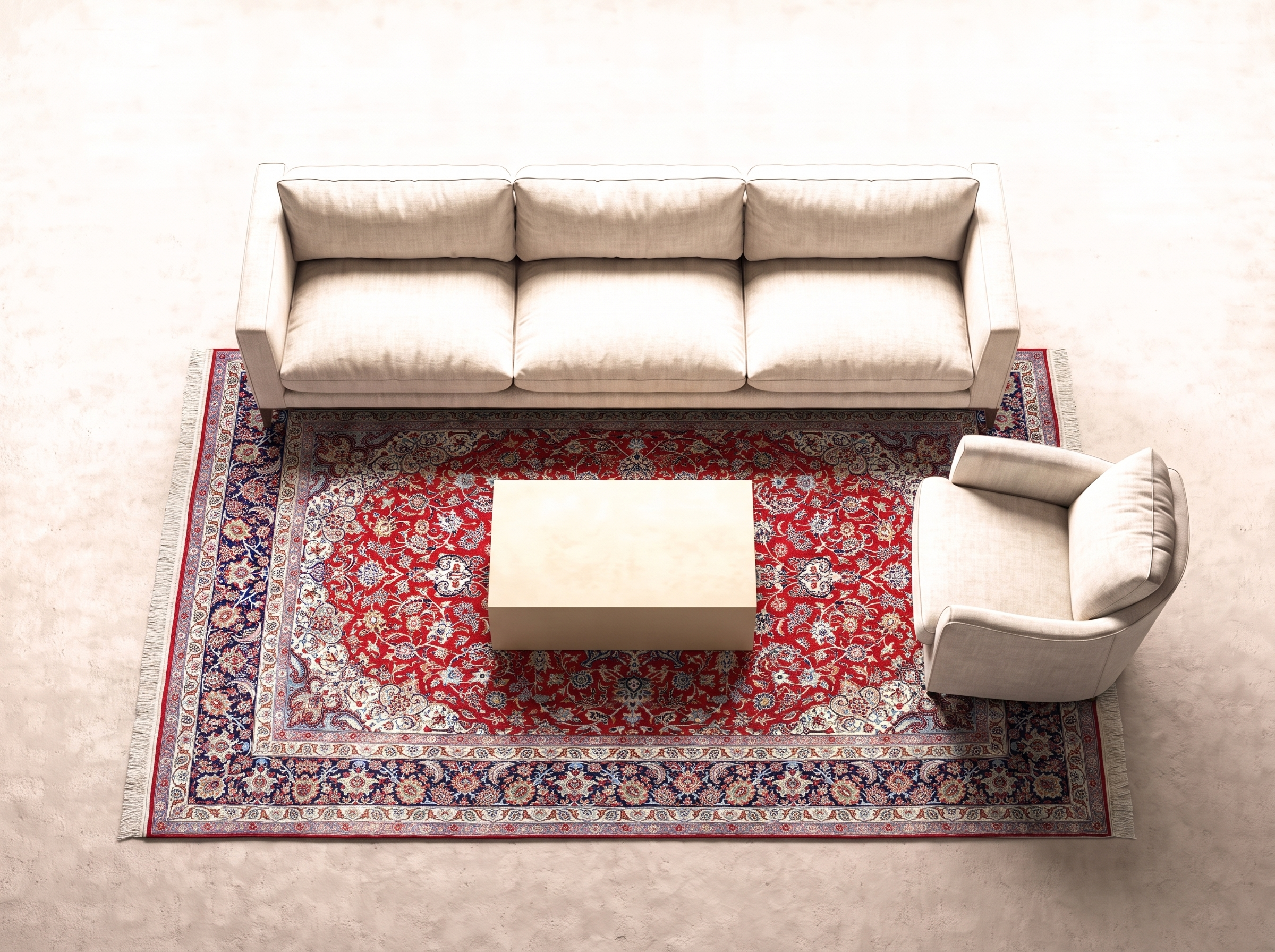 Esfahan 373x255 cm i vardagsrum