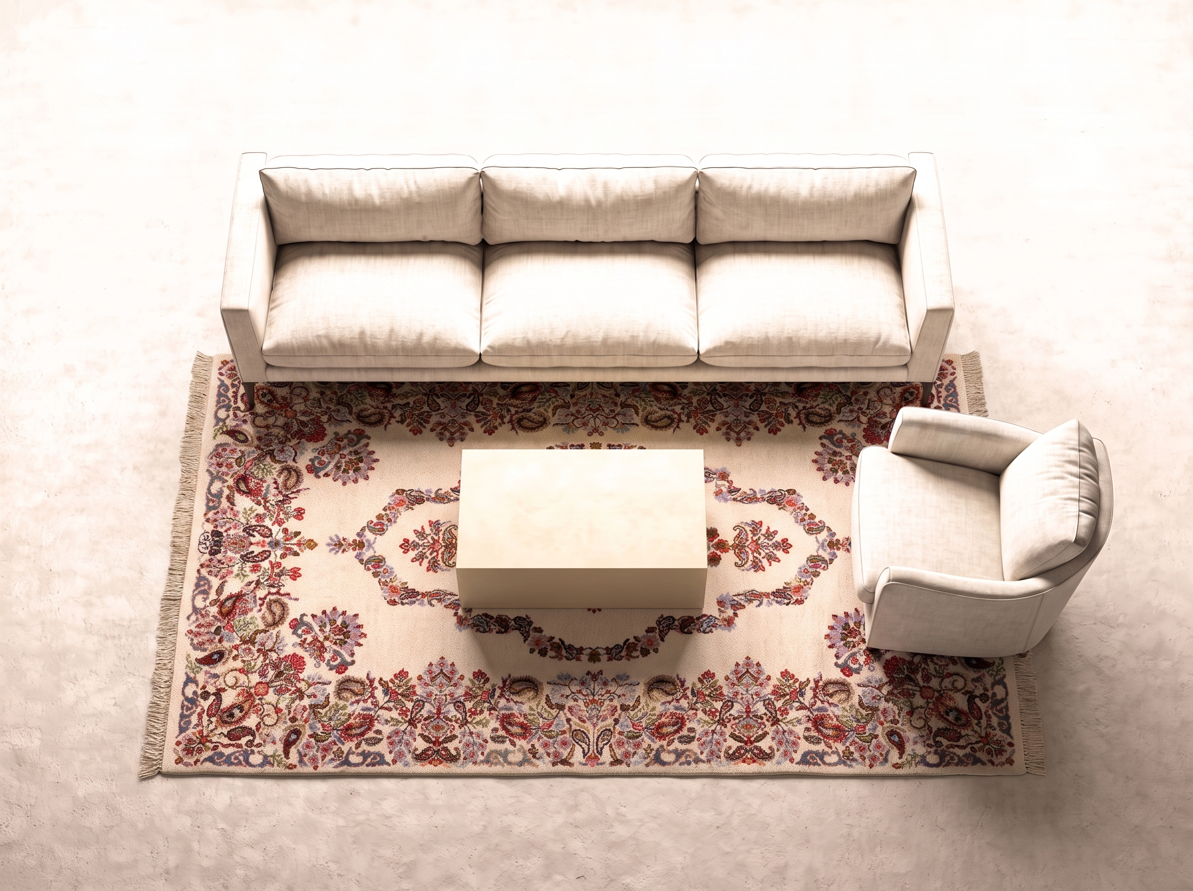 Kerman (khani) 238x145 cm i vardagsrum