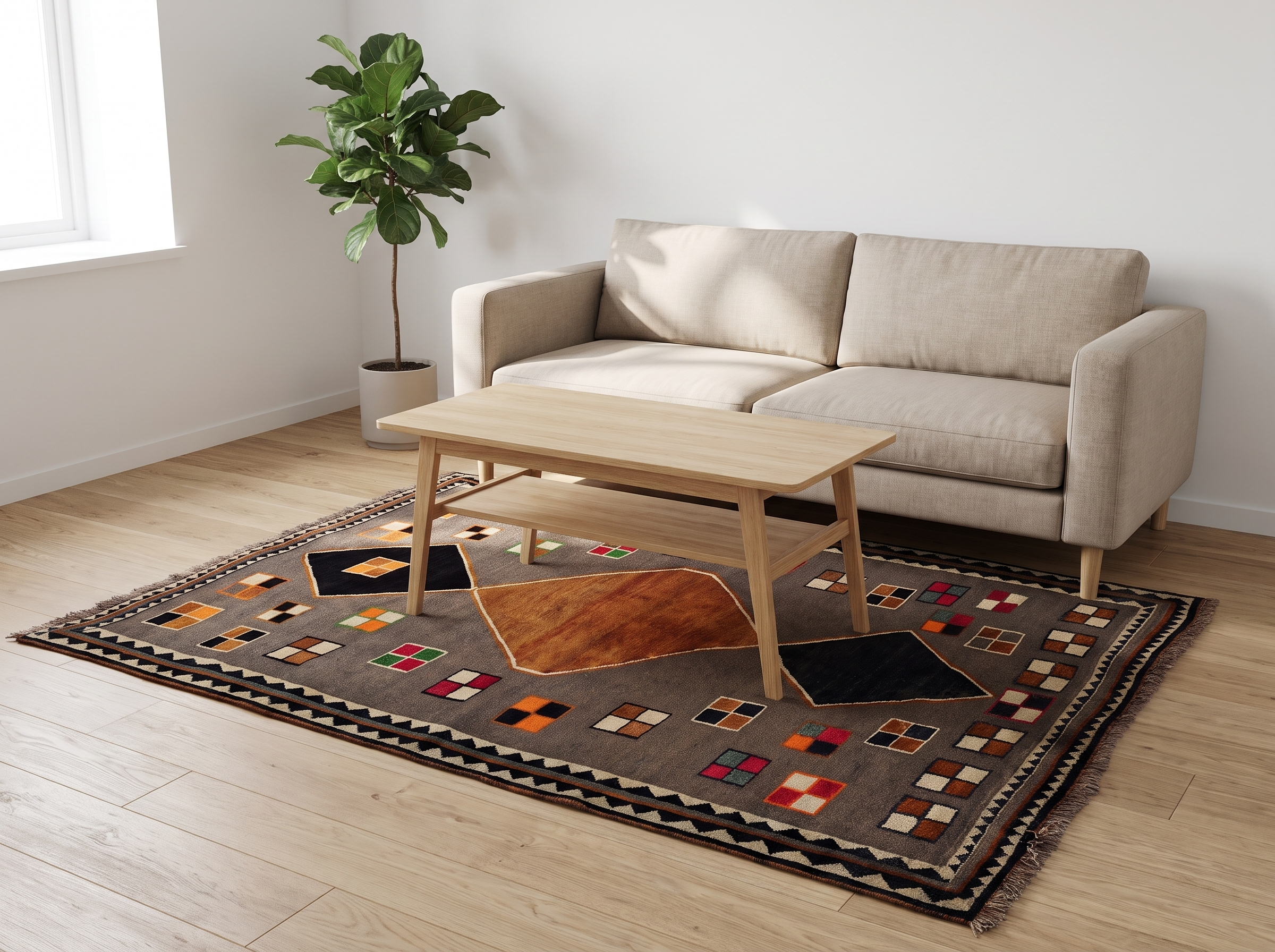 Miljöbild: Gabbeh 233x155 cm
