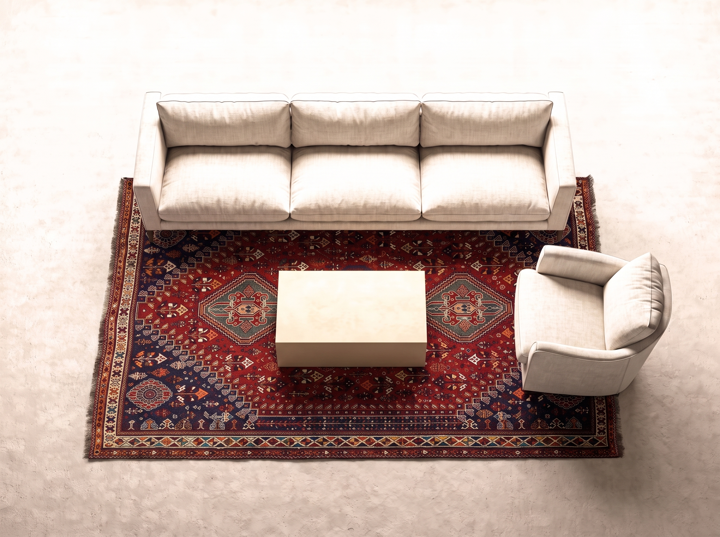 Gashqahi 277x180 cm i vardagsrum