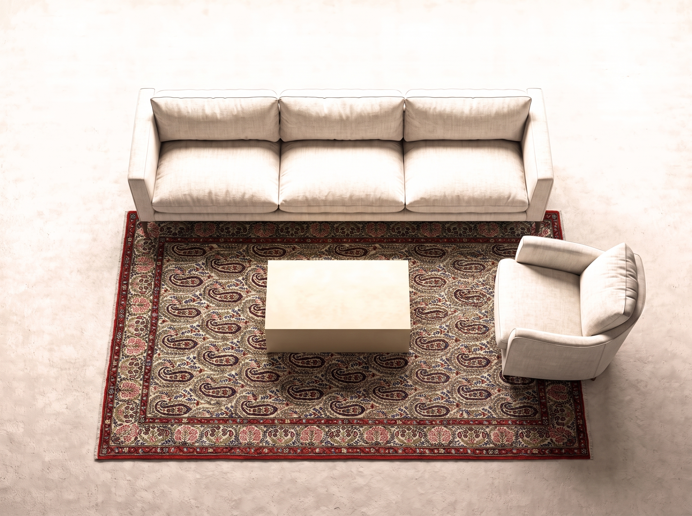 Ghom (Semiantik) 208x140 cm i vardagsrum