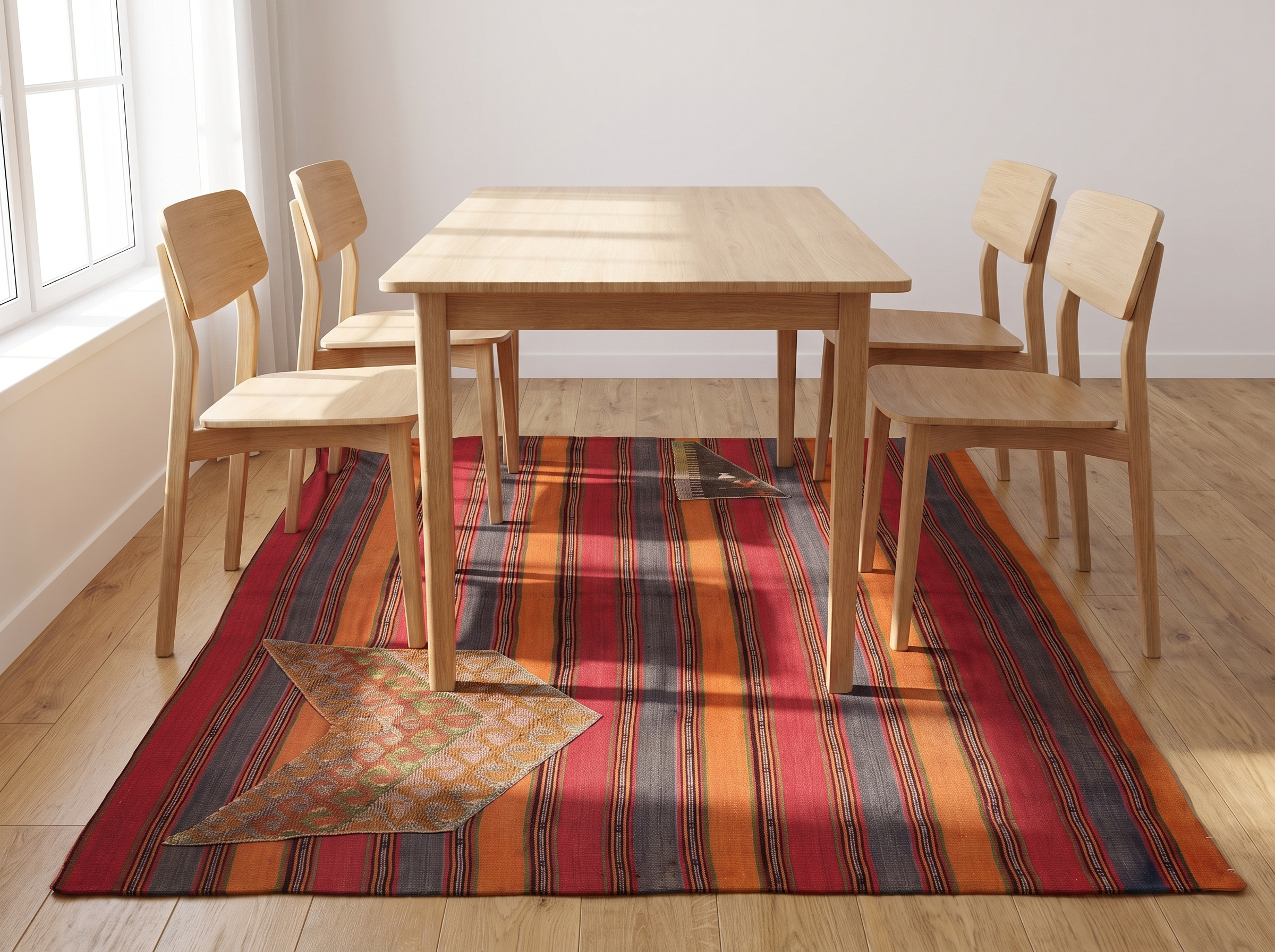 Miljöbild: Patchwork Kelim ( old) 167x160 cm