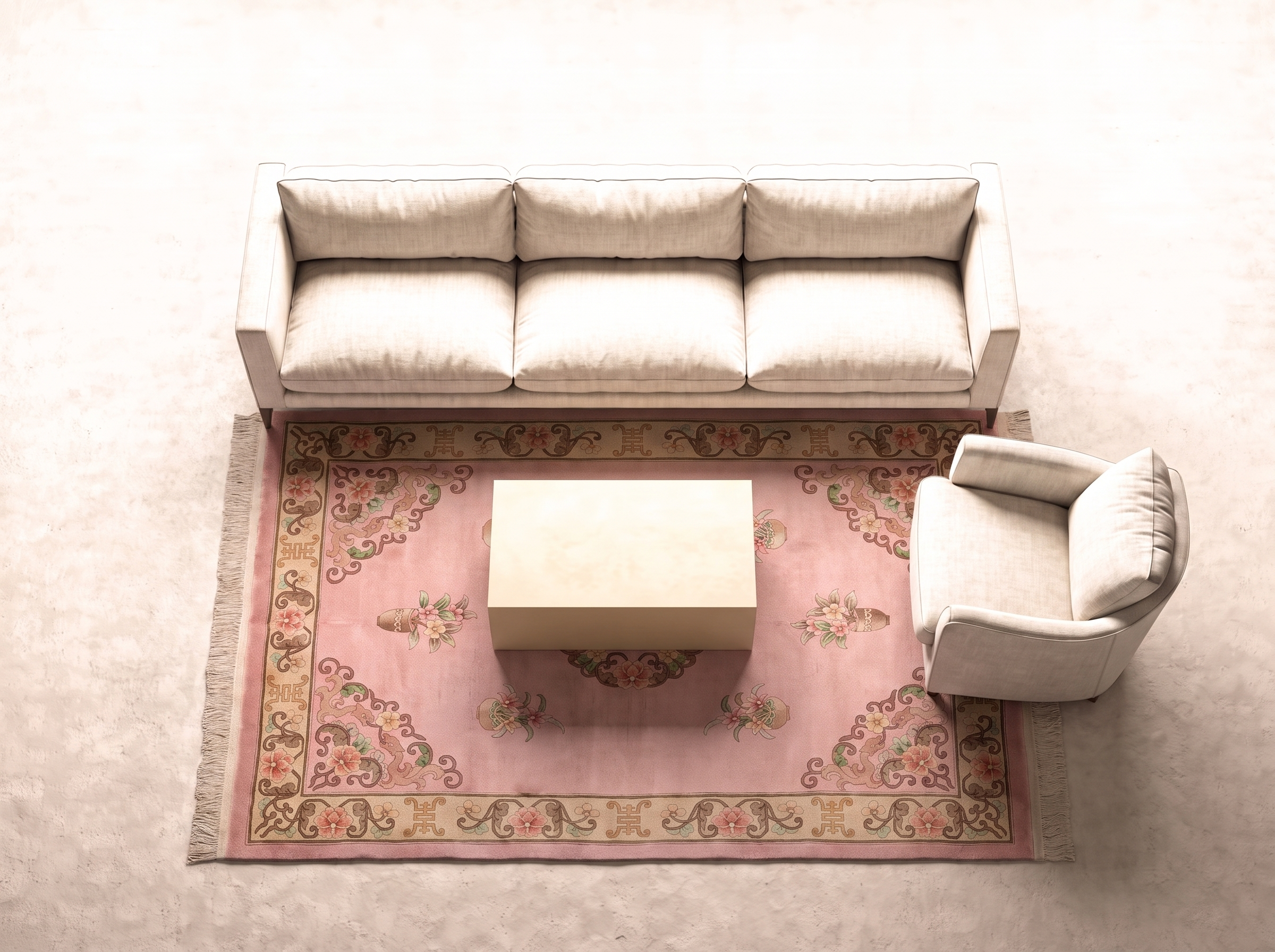 Kina 90 L 240x170 cm i vardagsrum