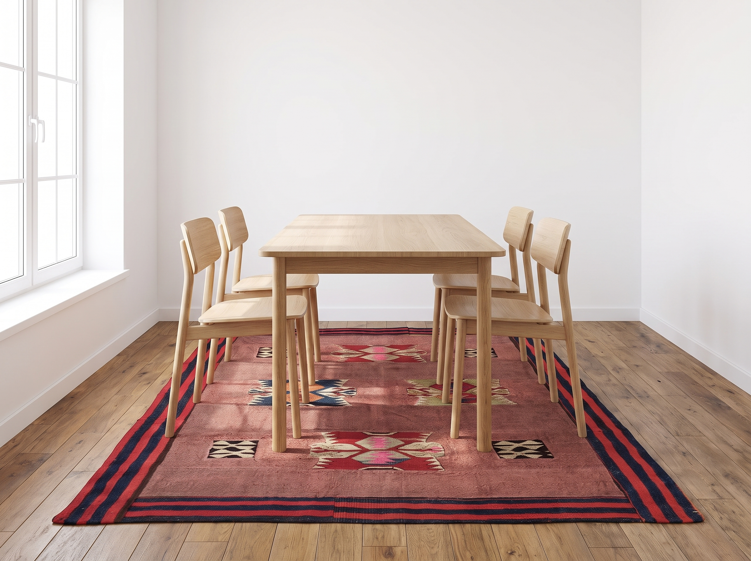 Miljöbild: Patchwork Kelim 160x117 cm