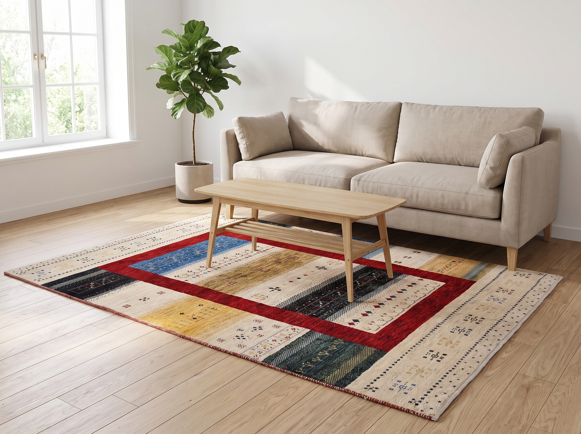 Miljöbild: Loribaft 207x155 cm
