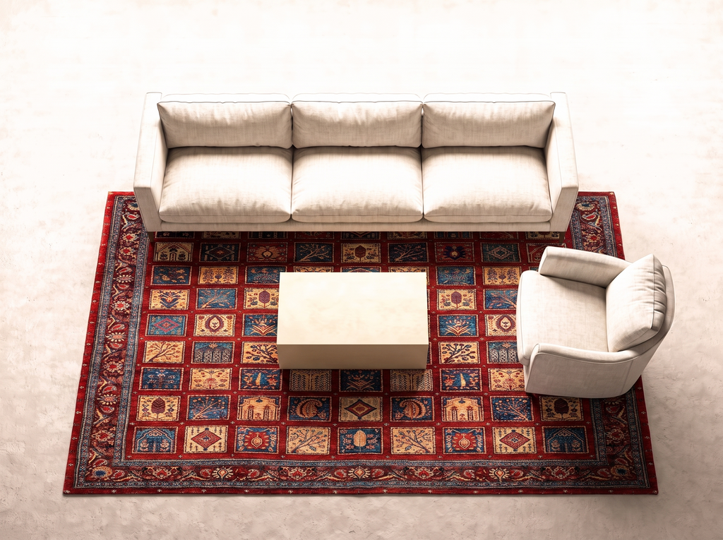Loribaft 413x300 cm i vardagsrum