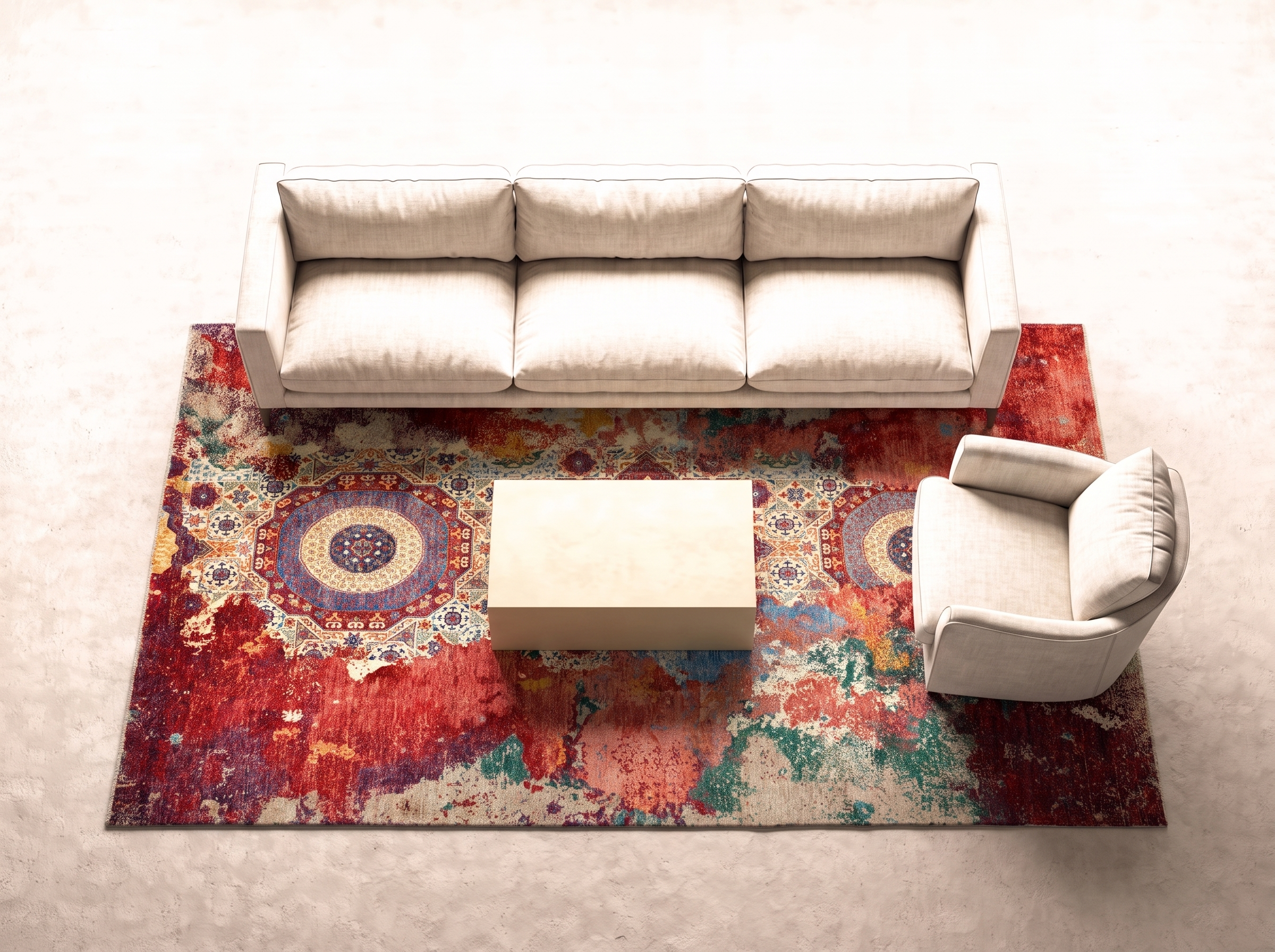Mamluk 373x276 cm i vardagsrum