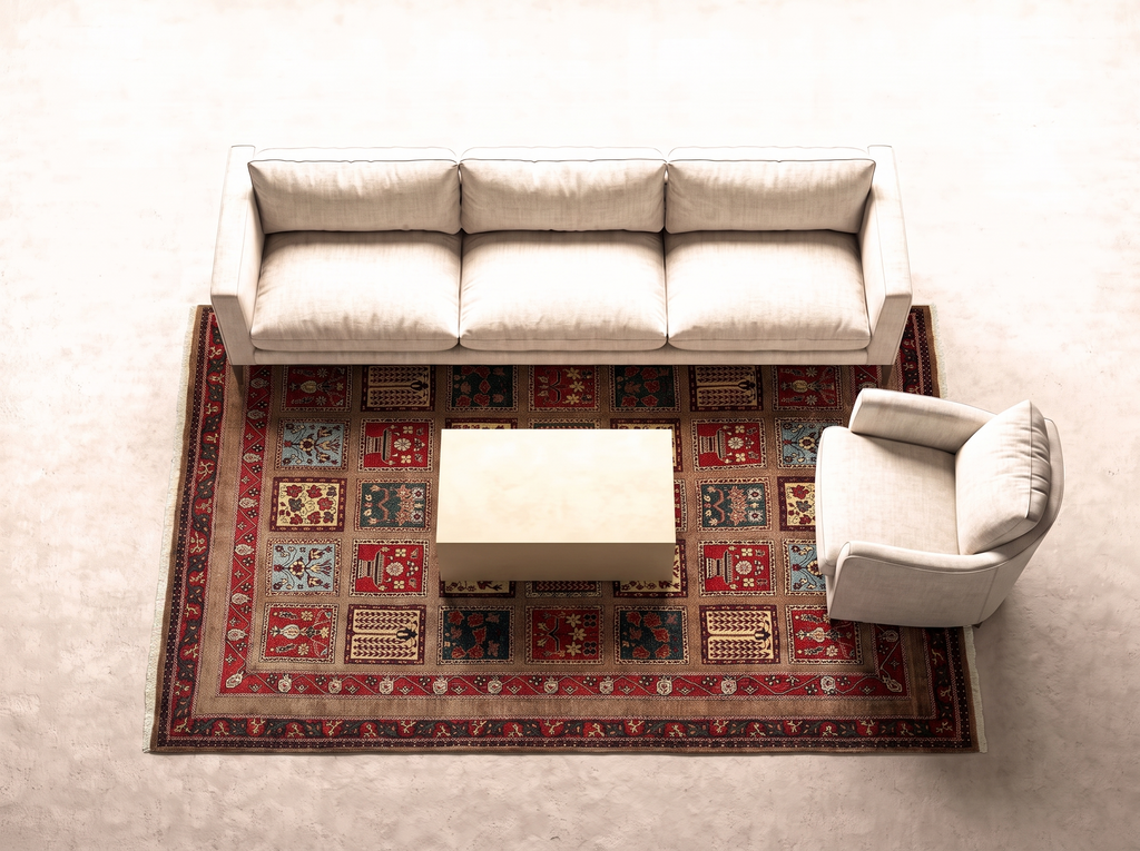 Loribaft 325x215 cm i vardagsrum