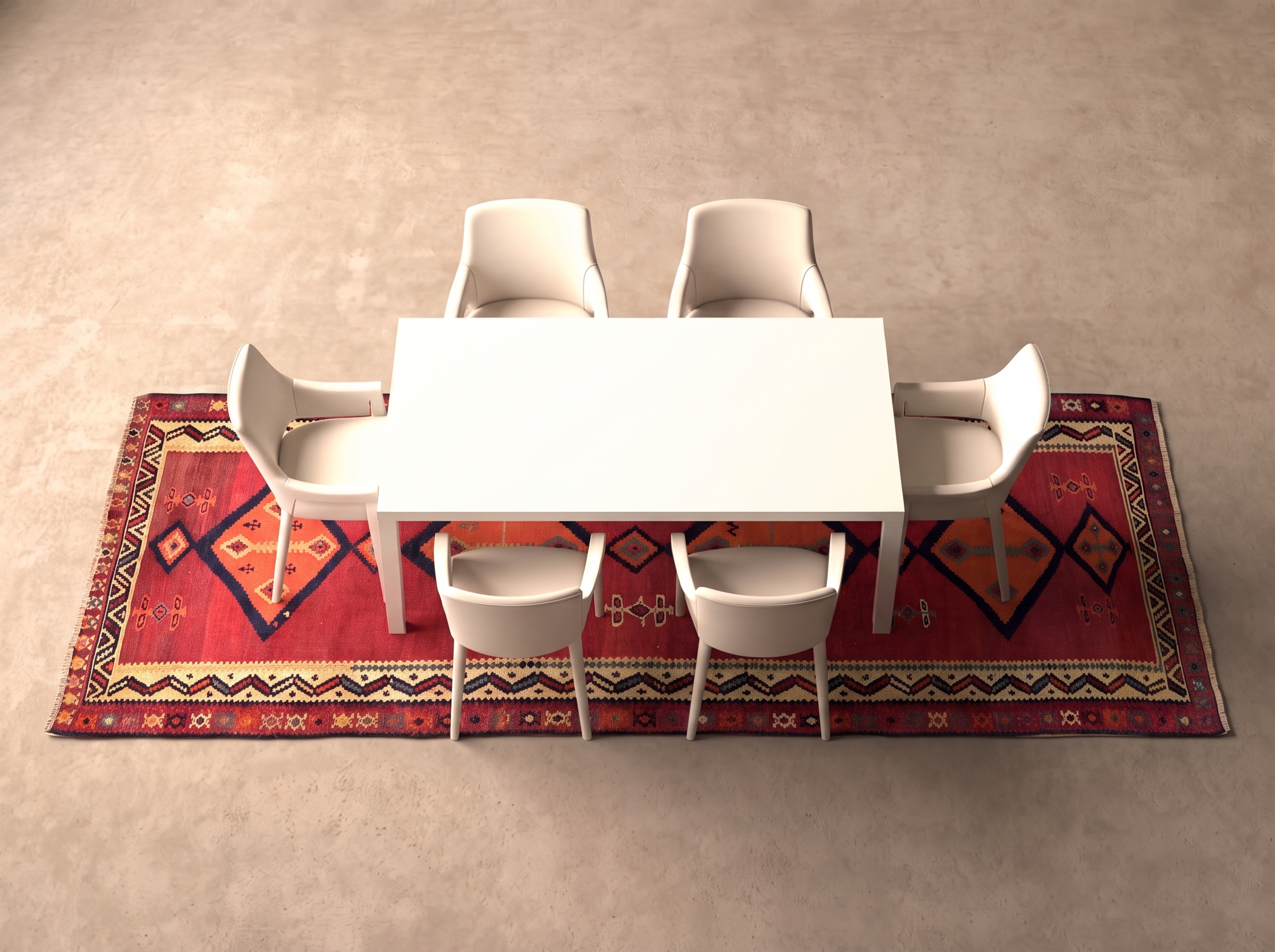 Kelim (old) 430x150 cm i matplatsen