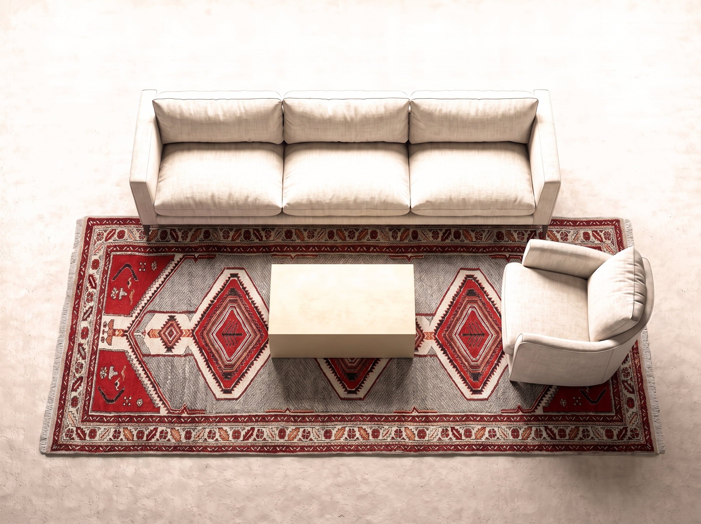 Sarab 362x113 cm i vardagsrum