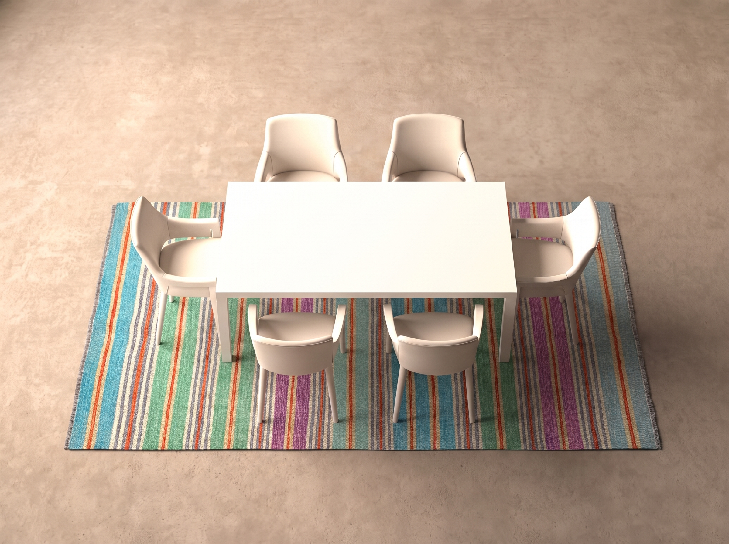 Kelim 207x109 cm i matplatsen