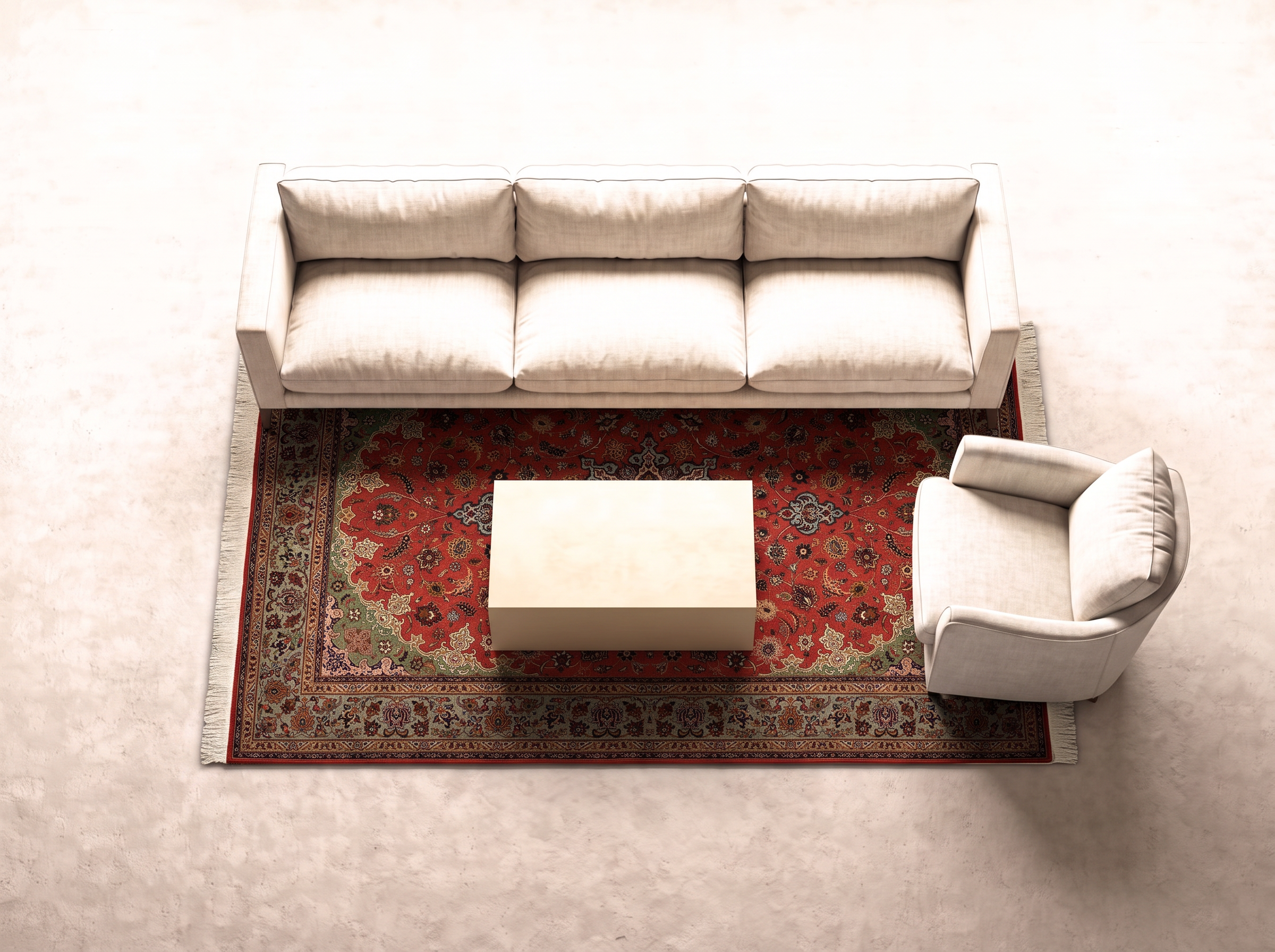 Täbriz 305x205 cm 50 Raj i vardagsrum