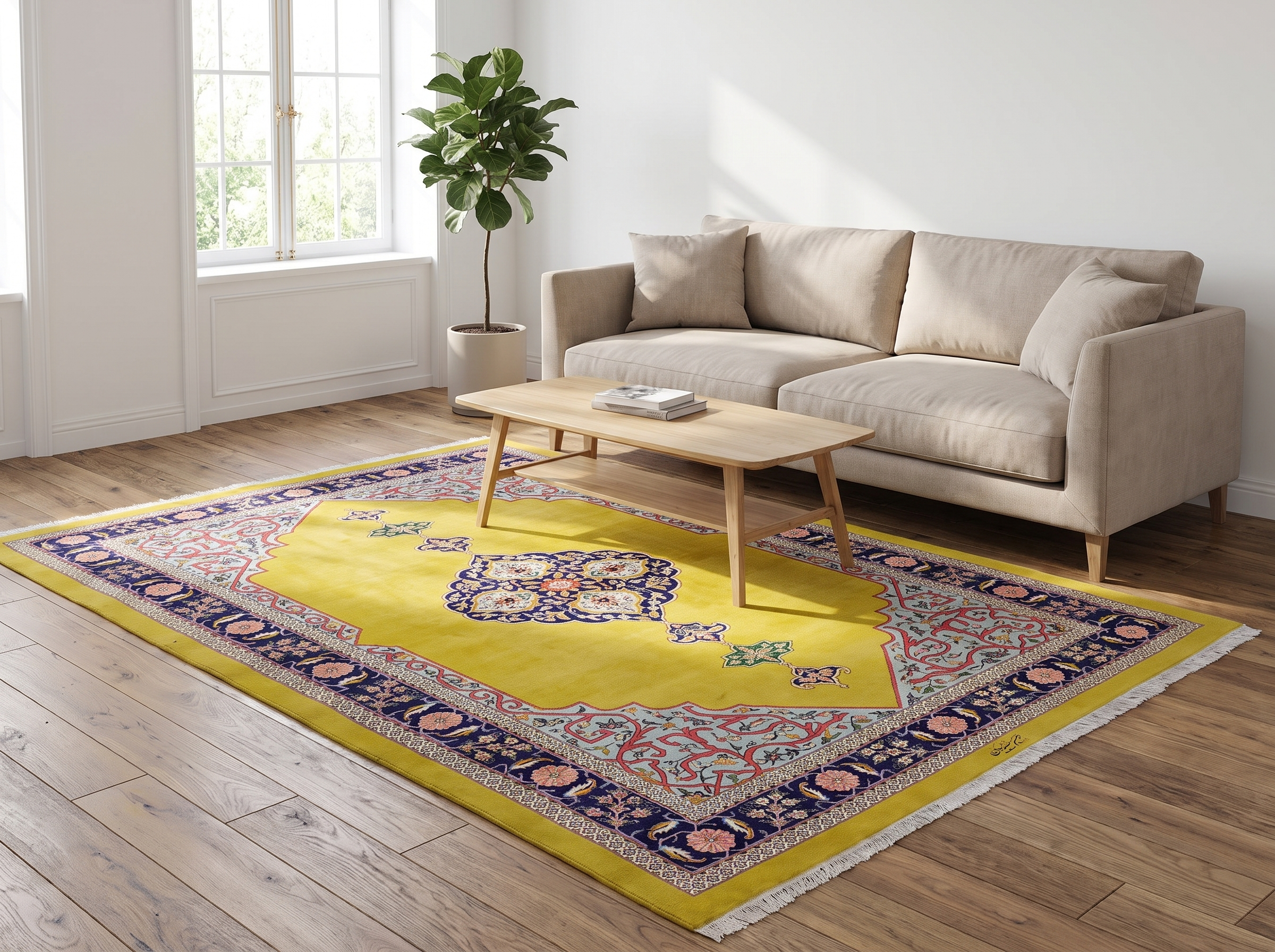 Miljöbild: Täbriz 308x296 cm 50 Raj