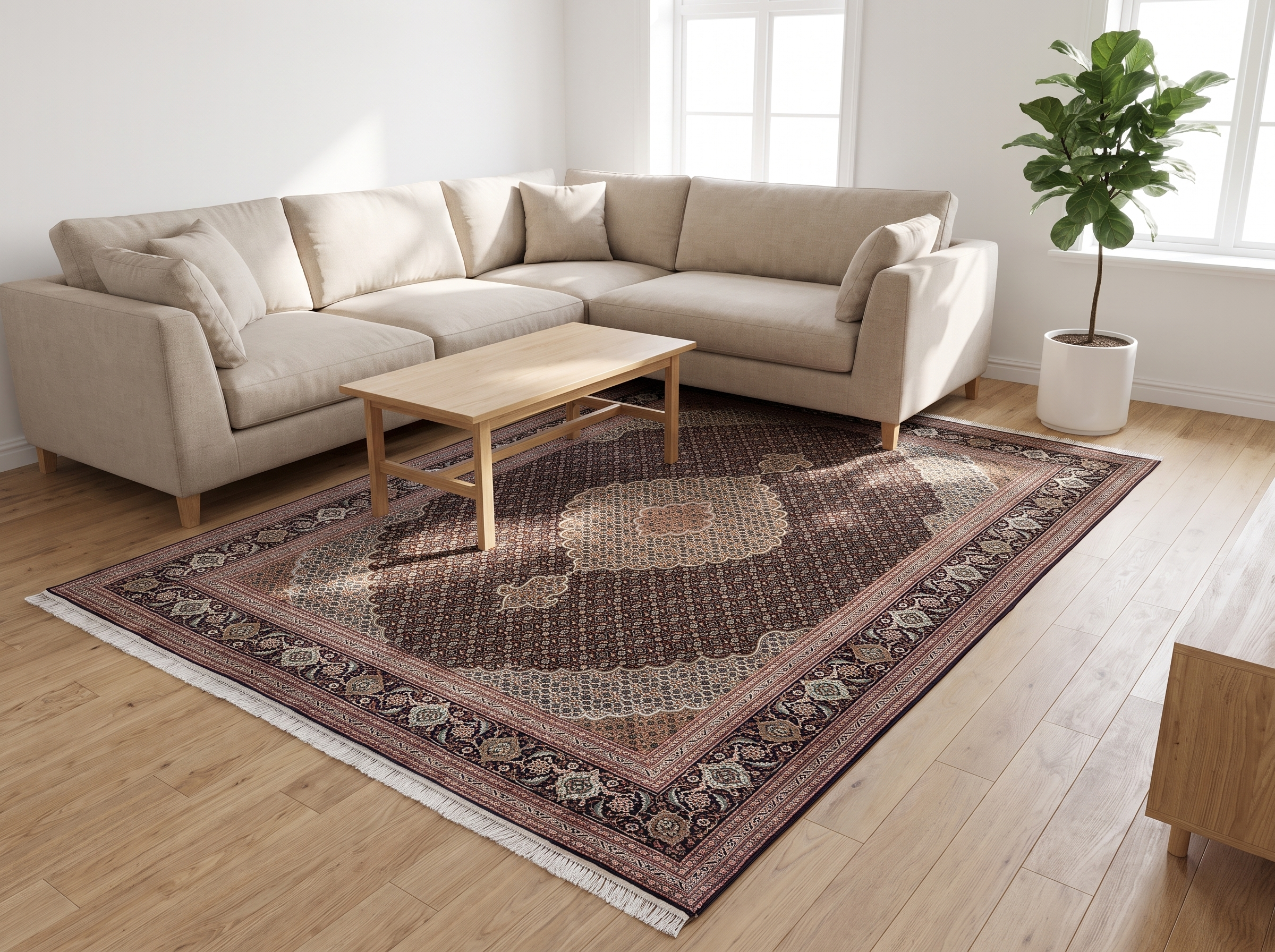 Miljöbild: Täbriz 210x150 cm 50 Raj