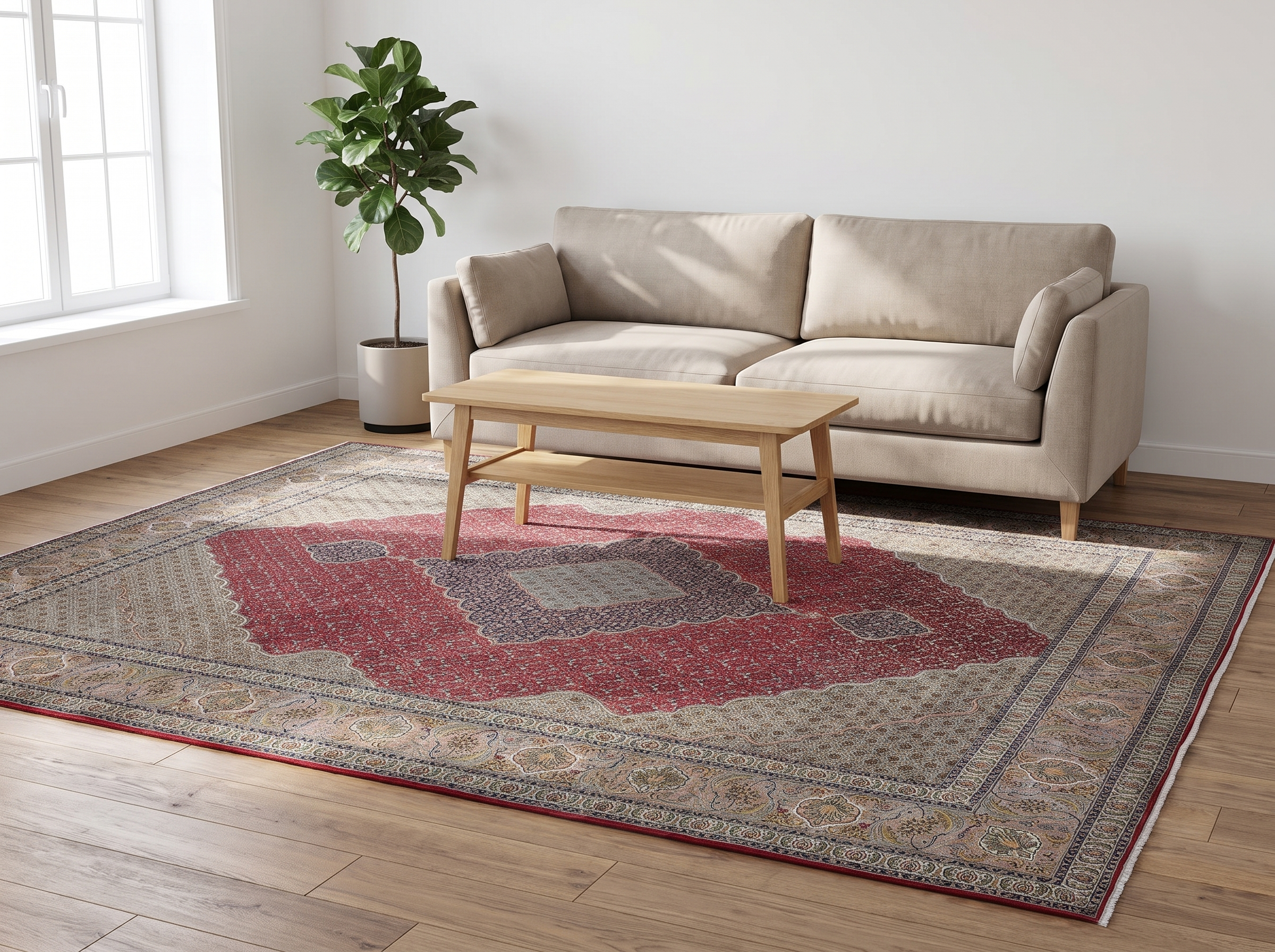 Miljöbild: Täbriz 391x295 cm 40 Raj (Semiantik)