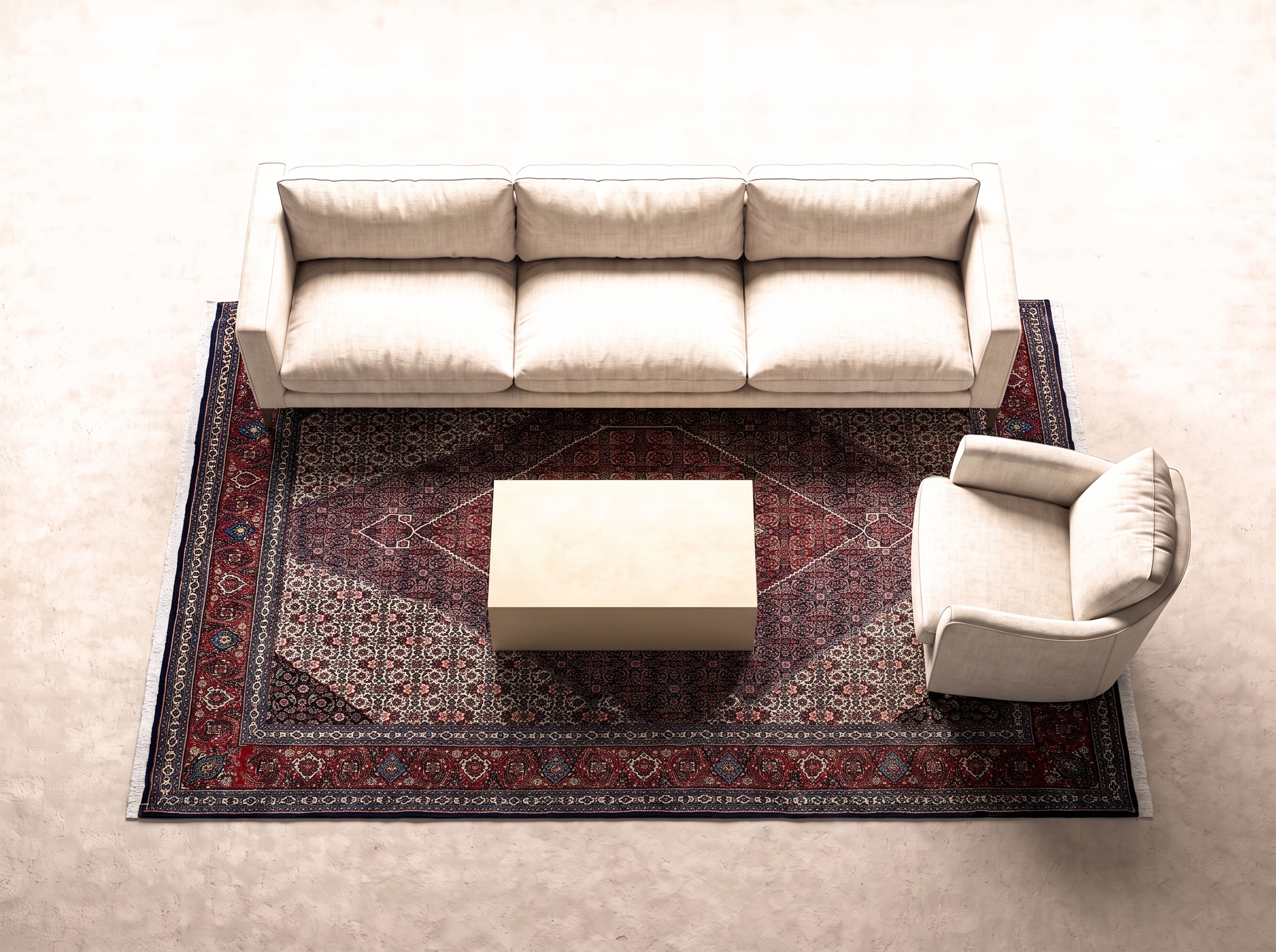Täbriz 390x303 cm 40 Raj i vardagsrum