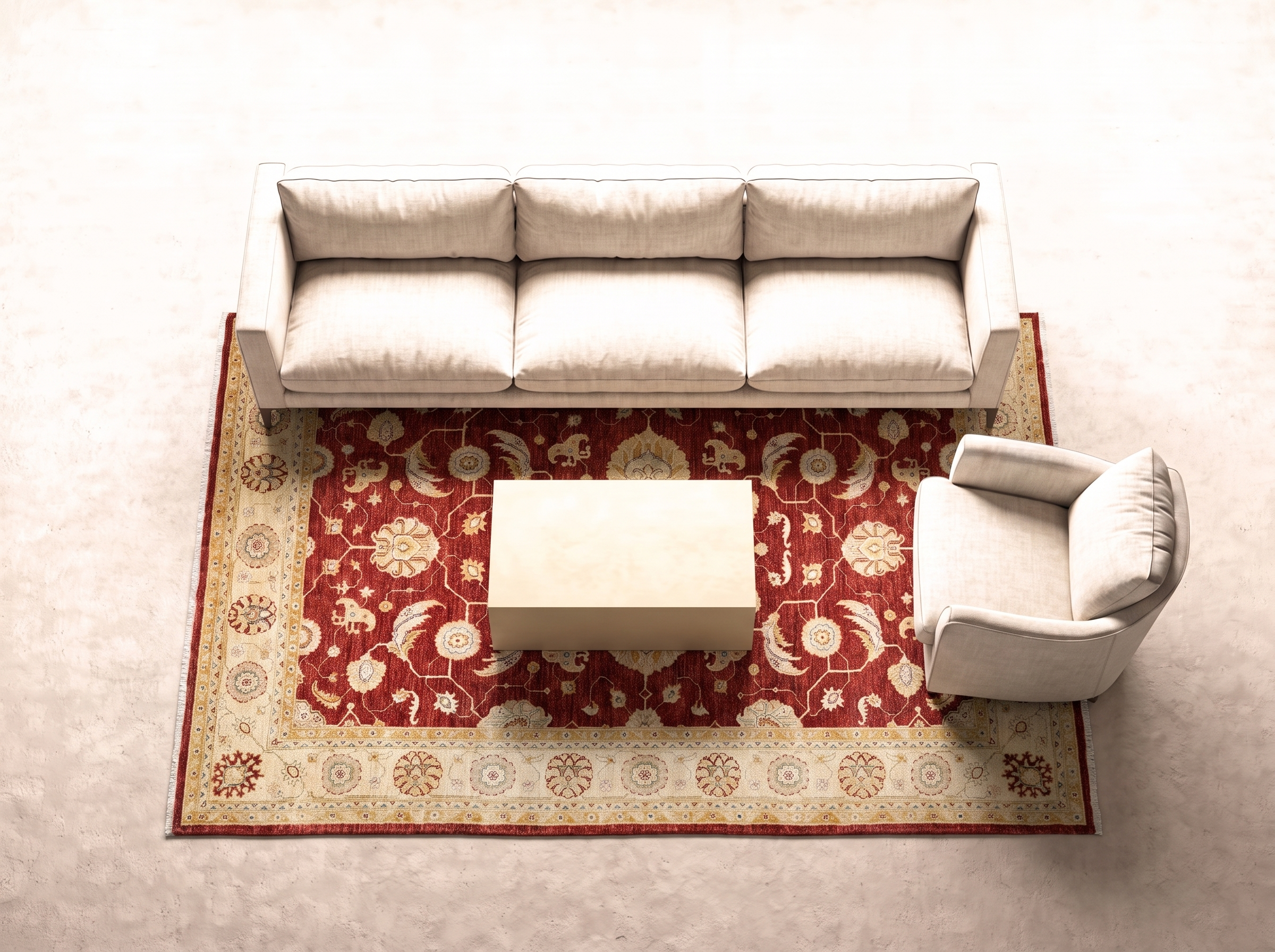 Ziglar 288x206 cm i vardagsrum