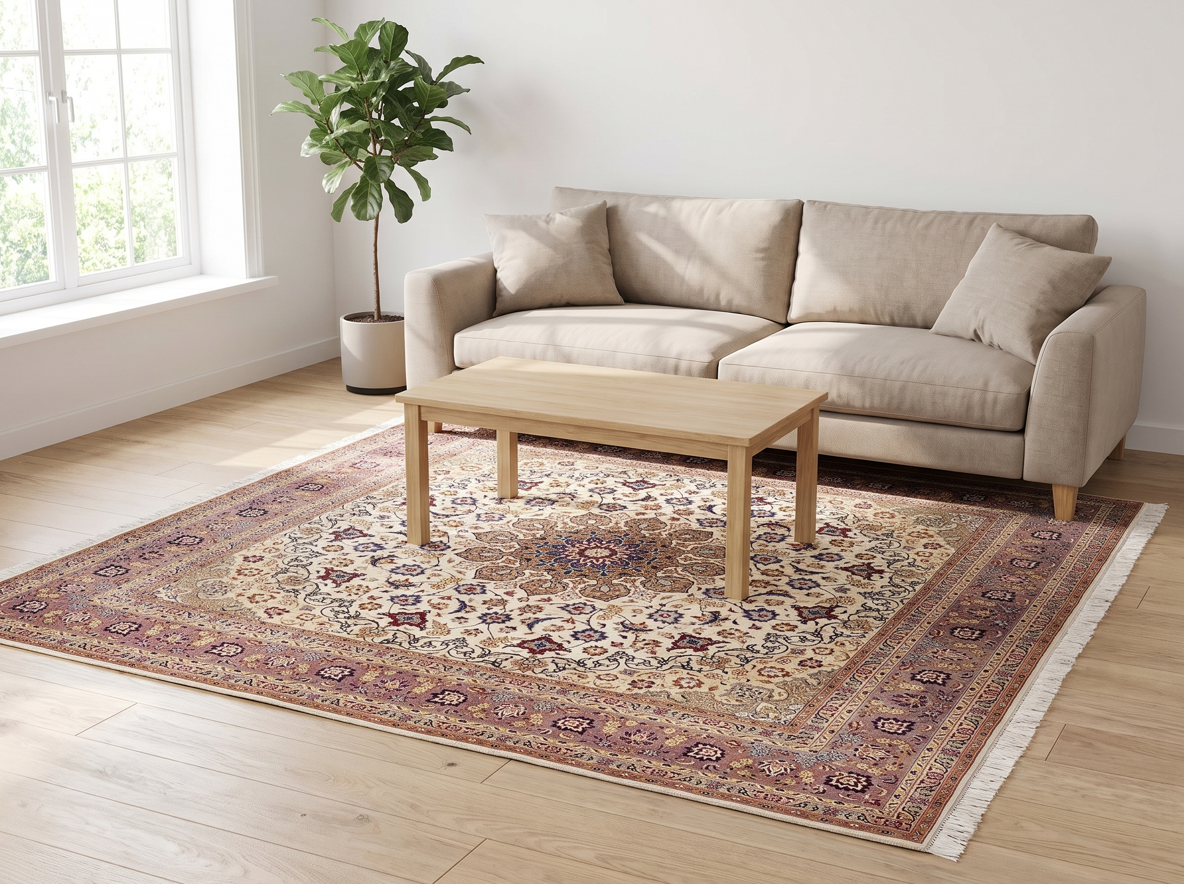 Miljöbild: Täbriz 50 Raj 252x252 cm