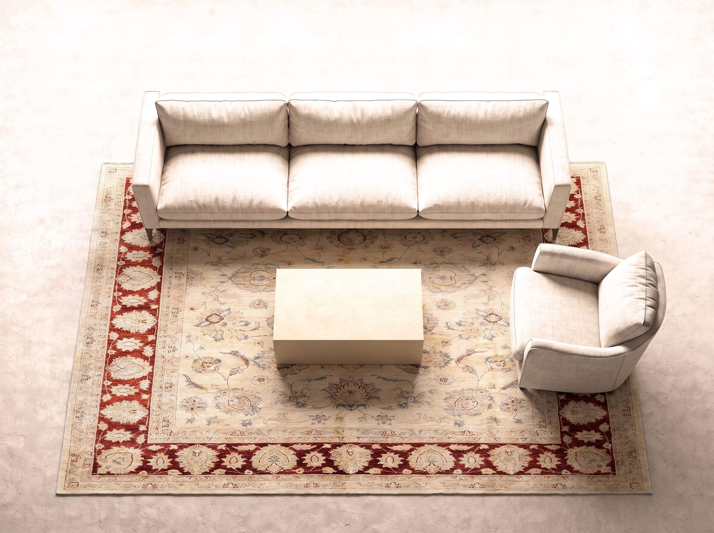 Ziglar 330x260 cm i vardagsrum