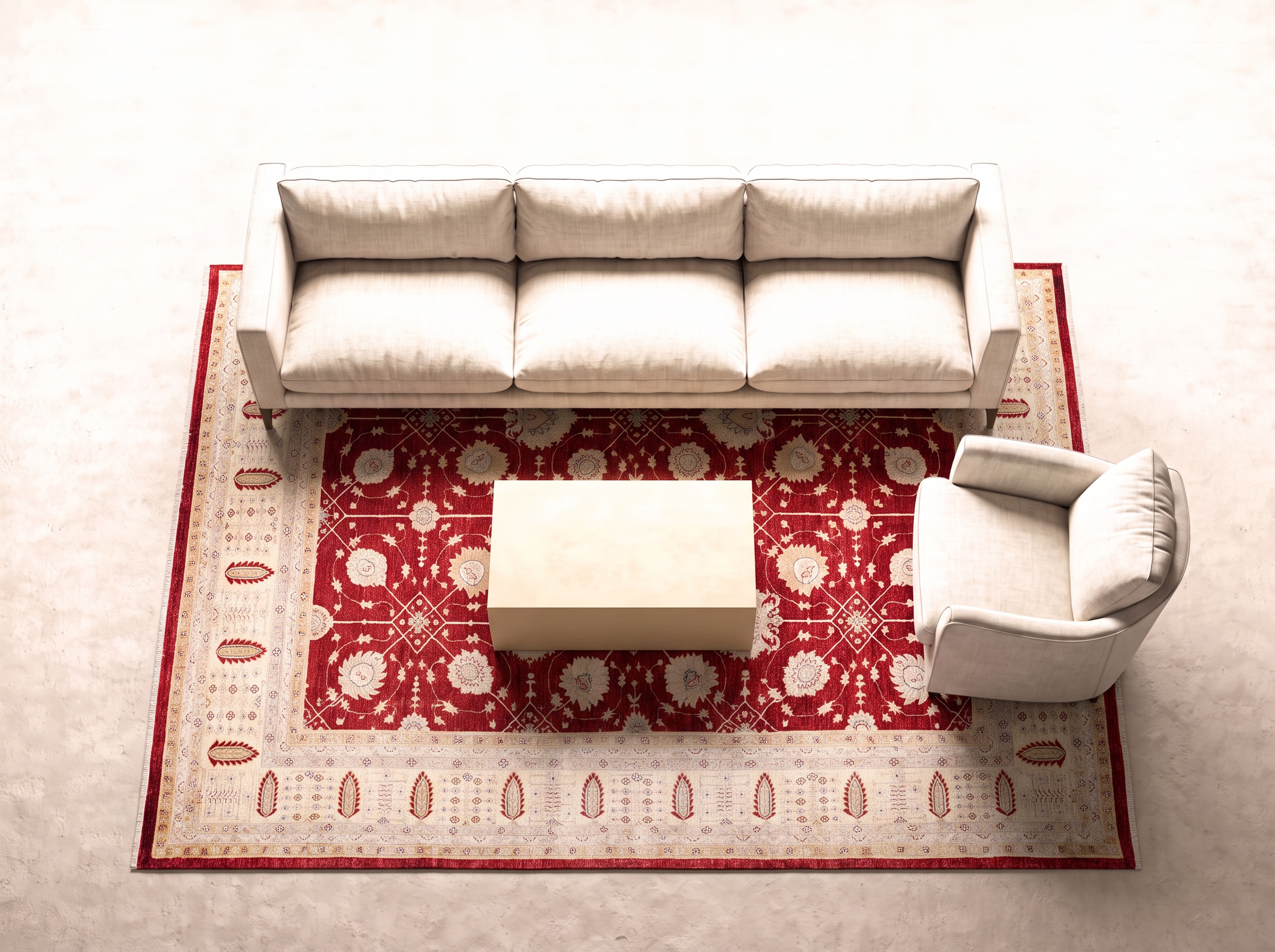 Ziglar 396x298 cm i vardagsrum