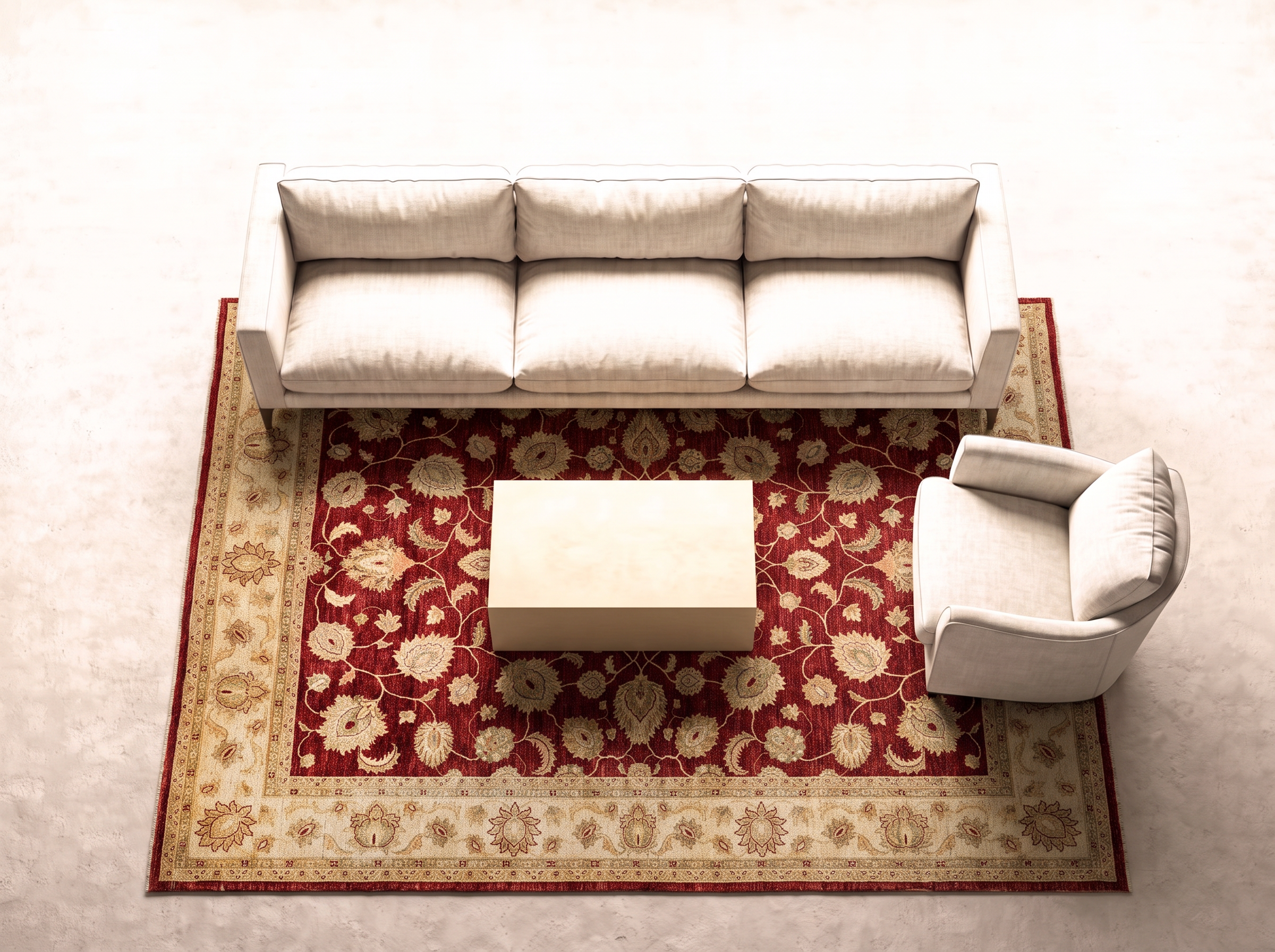 Ziglar 366x270 cm i vardagsrum