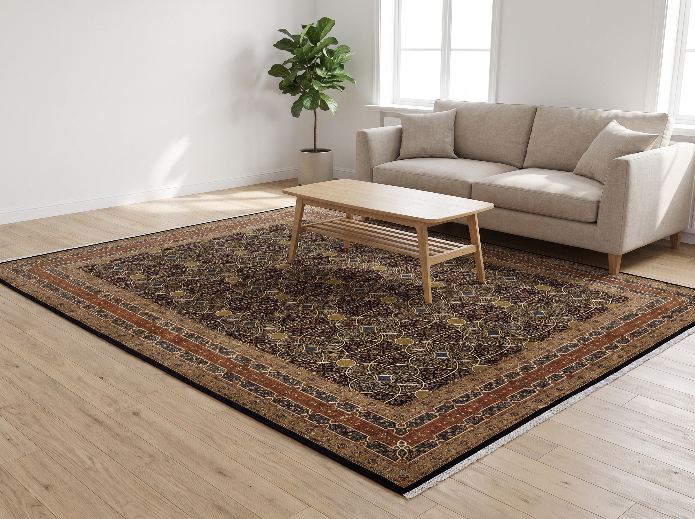 Miljöbild: Täbriz 60 Raj 455x360 cm